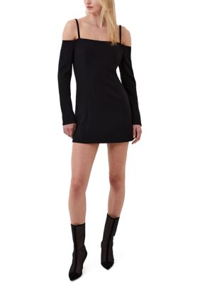 French Connection Women's Whisper Off The Shoulder Neck Dress