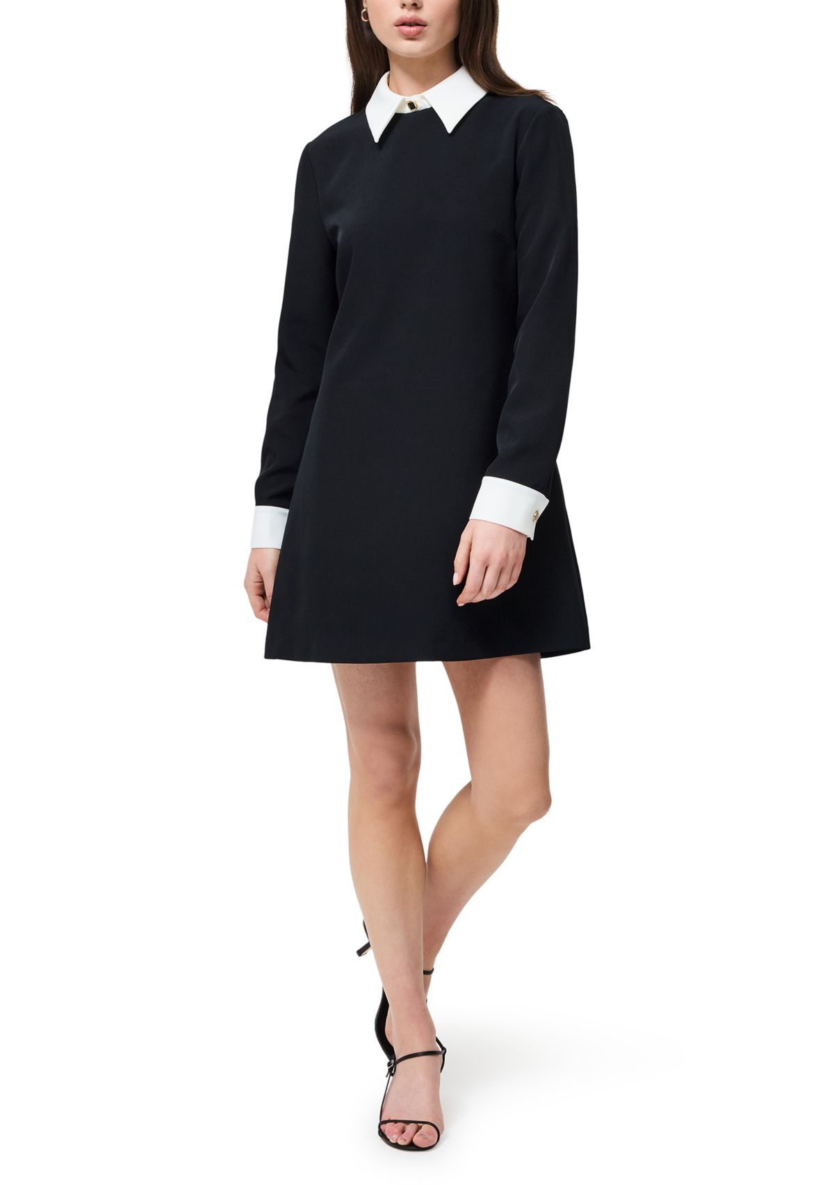 Echo Long Sleeve Collared Neck Dress