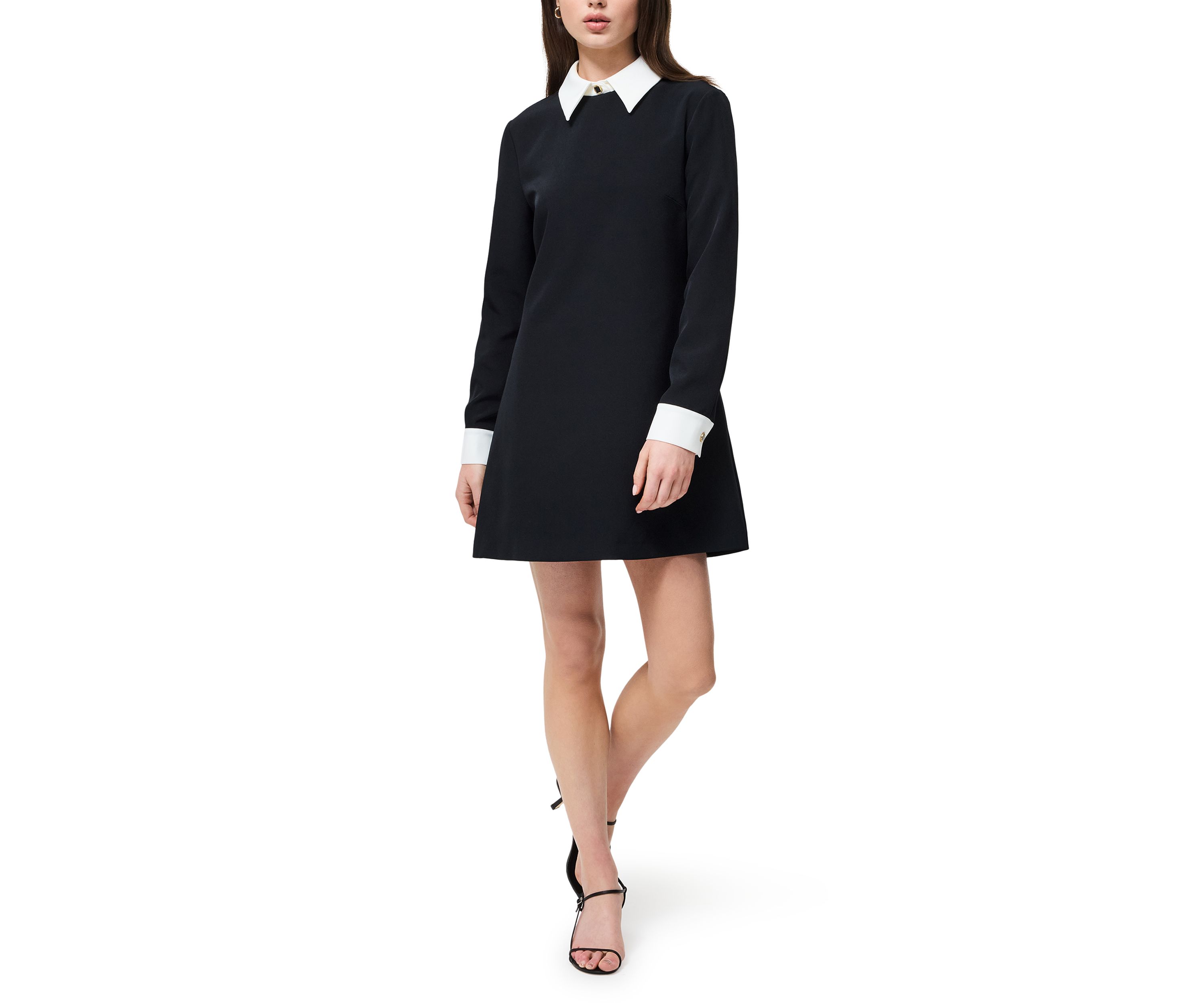 Echo Long Sleeve Collared Neck Dress
