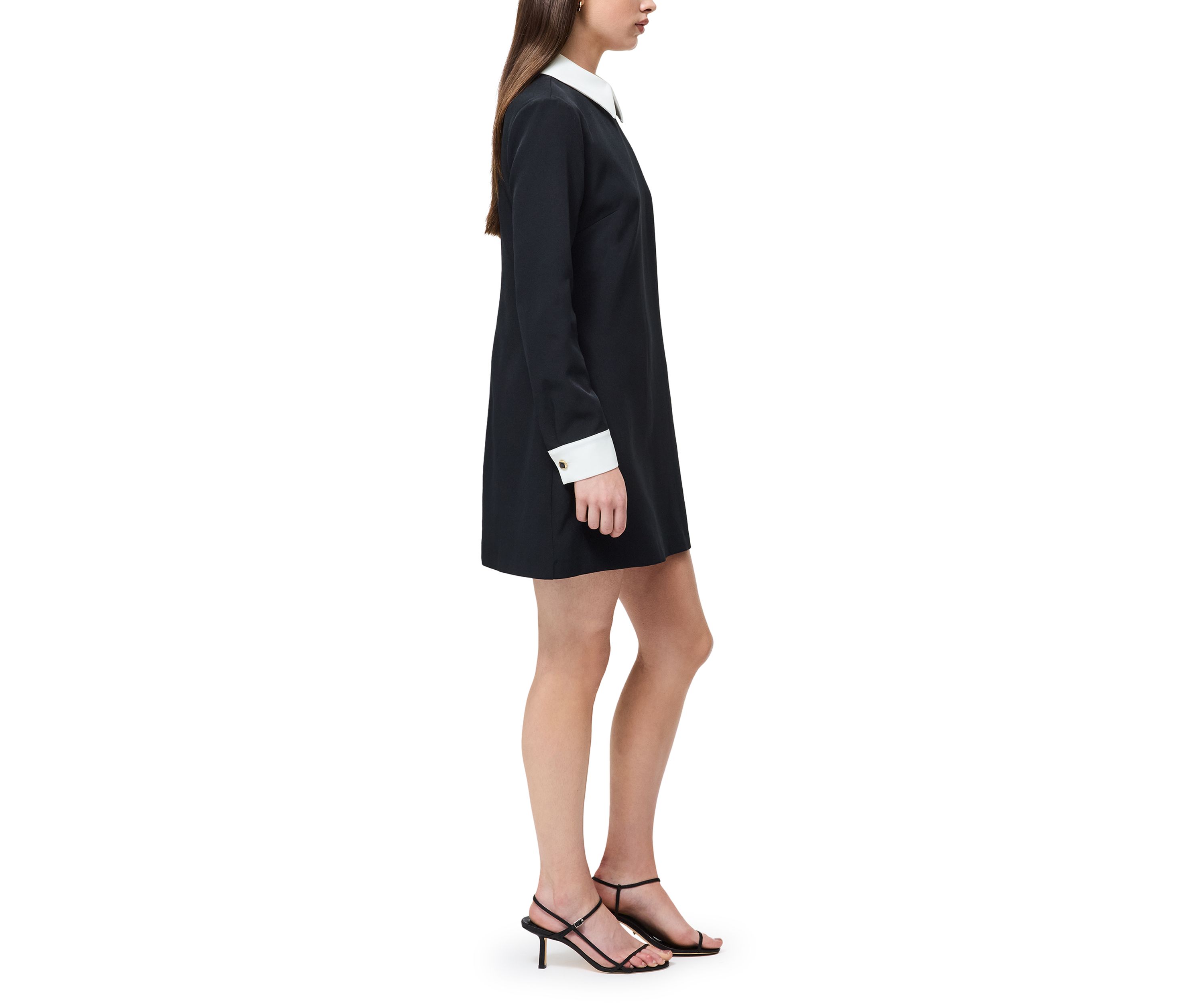 Echo Long Sleeve Collared Neck Dress