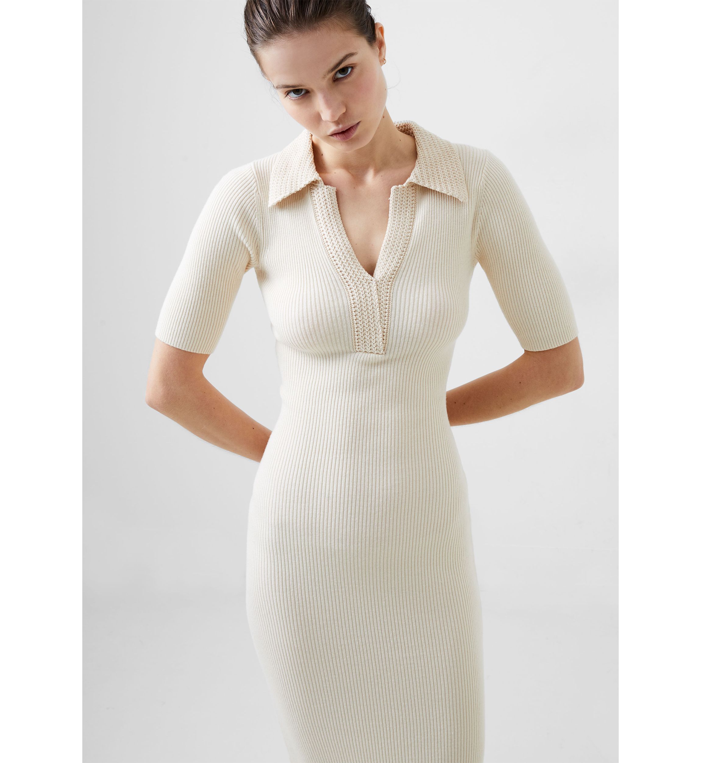 Cosysoft V-Neck Midi Dress