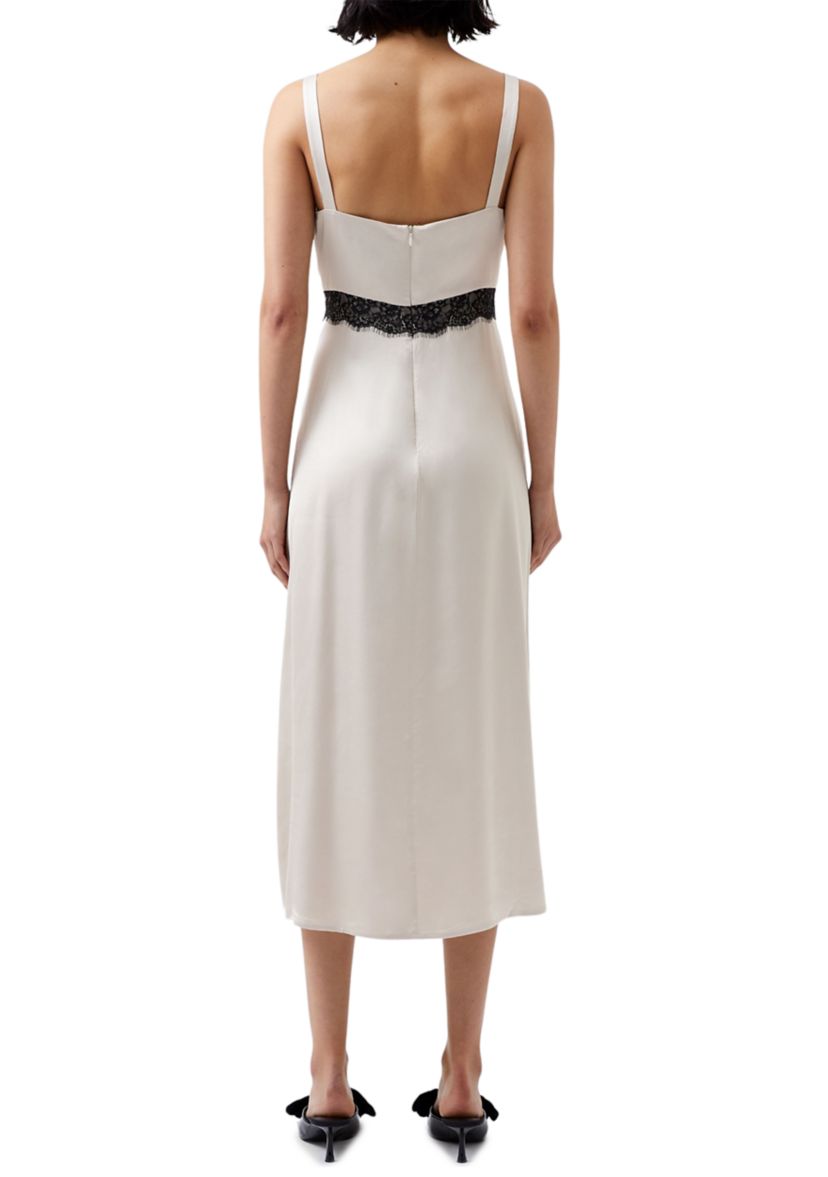 Ennis Satin Lace Dress