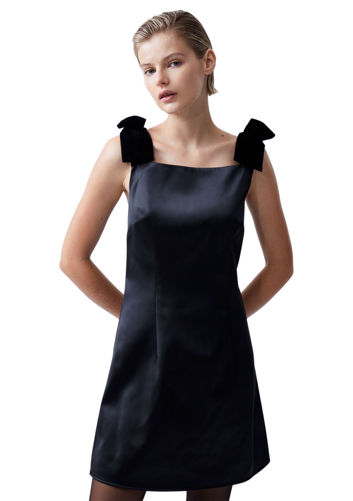 CAREY SQUARE NECK DRESS