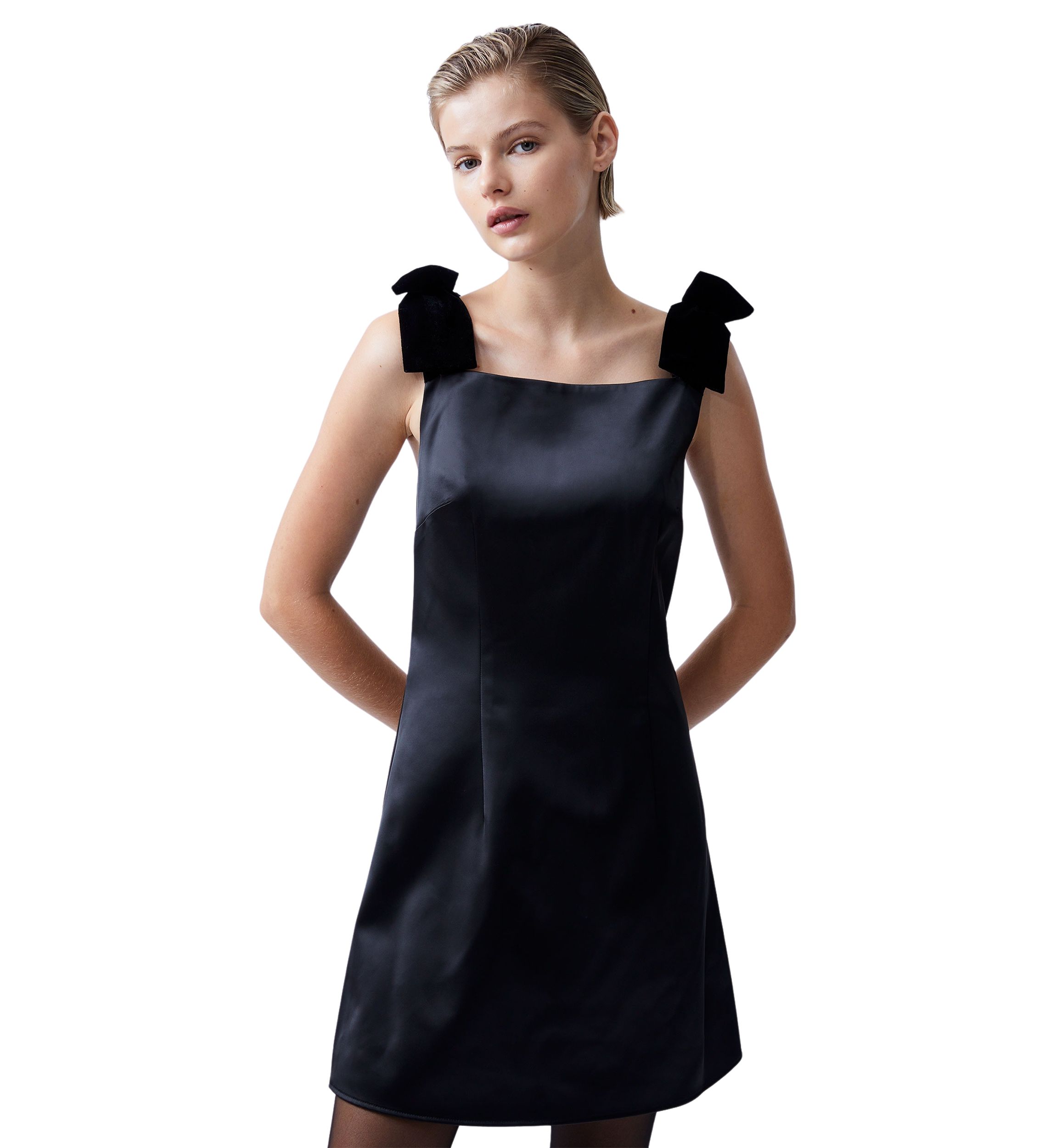 CAREY SQUARE NECK DRESS