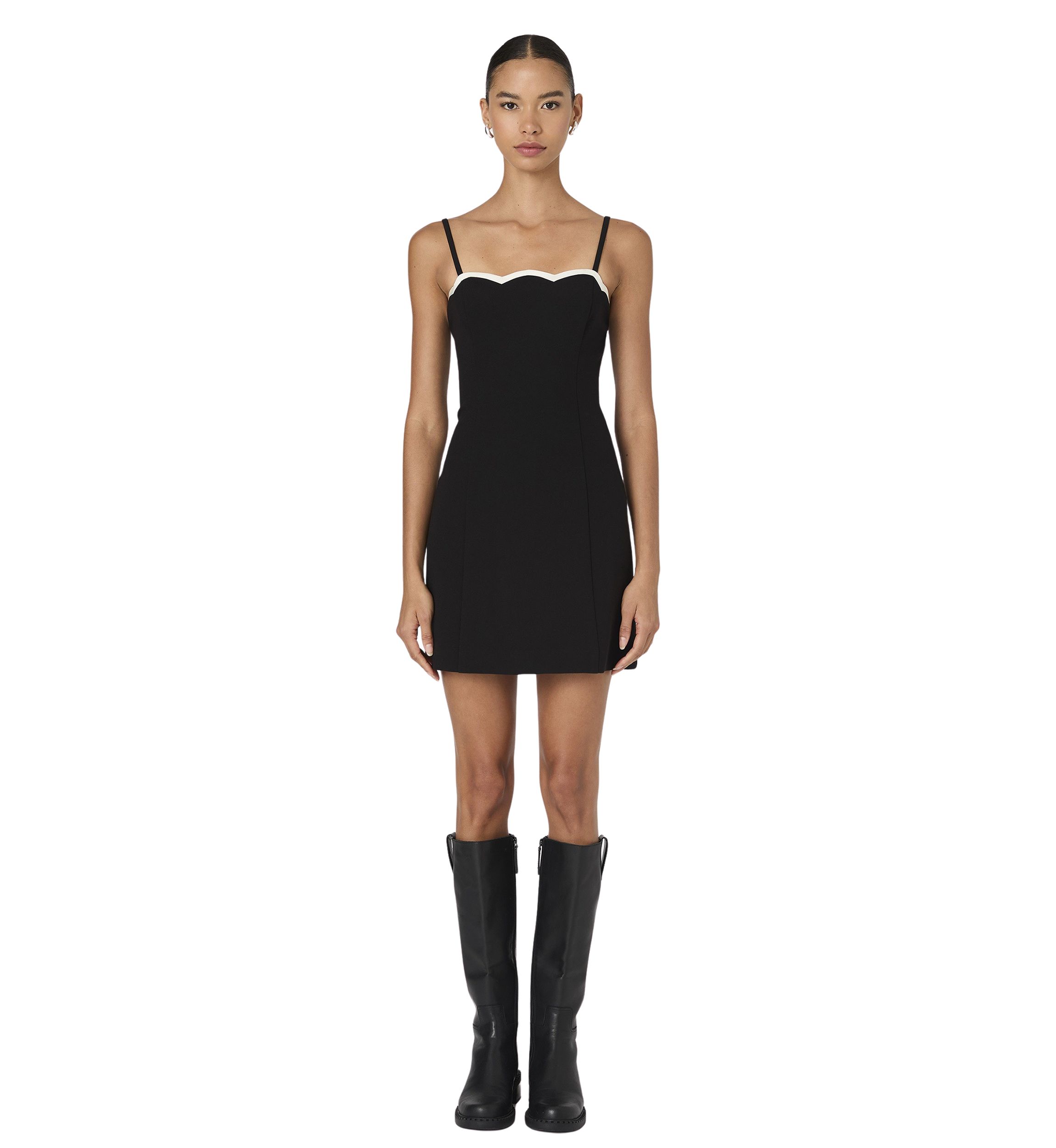 Azra Contrast Mini Dress