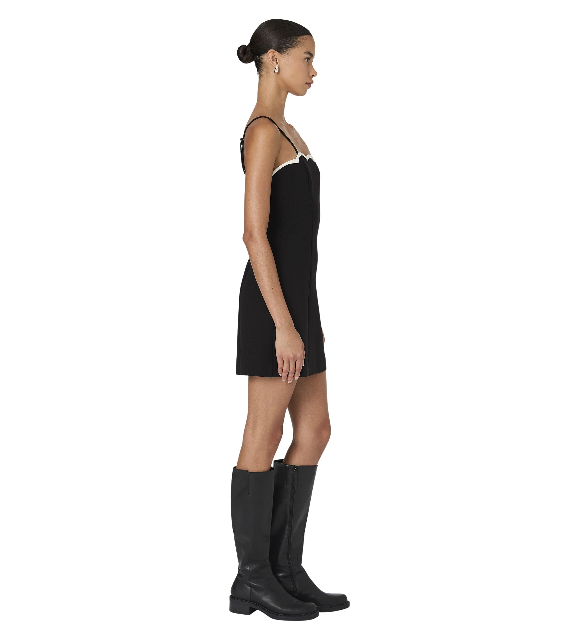 Azra Contrast Mini Dress