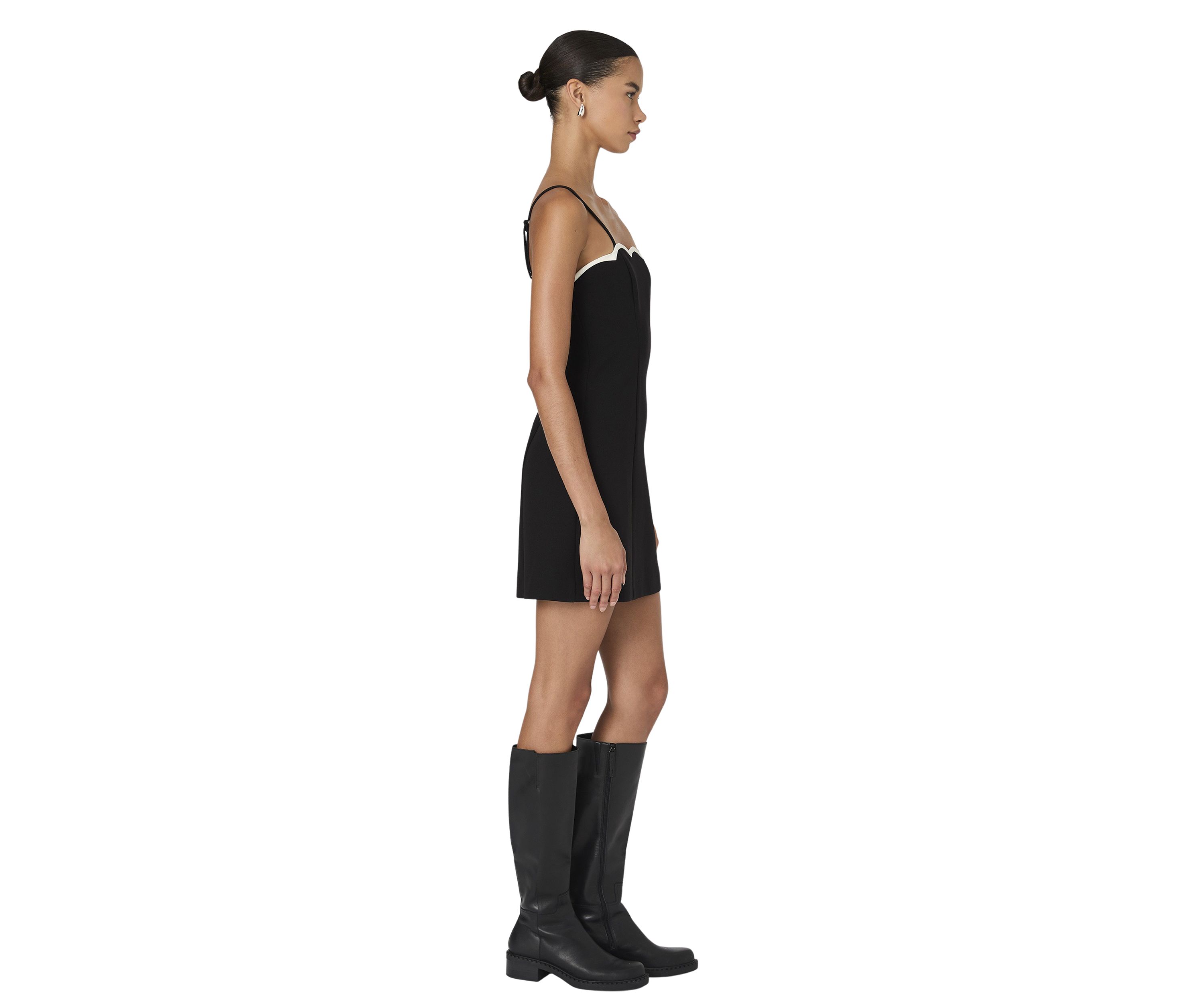 Azra Contrast Mini Dress