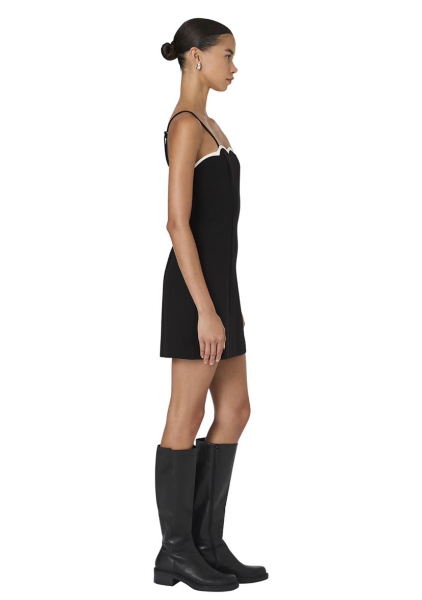 Azra Contrast Mini Dress