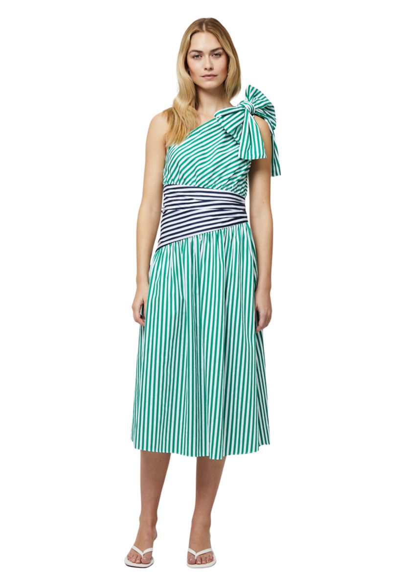 Alexis One Shoulder Cotton Dress 