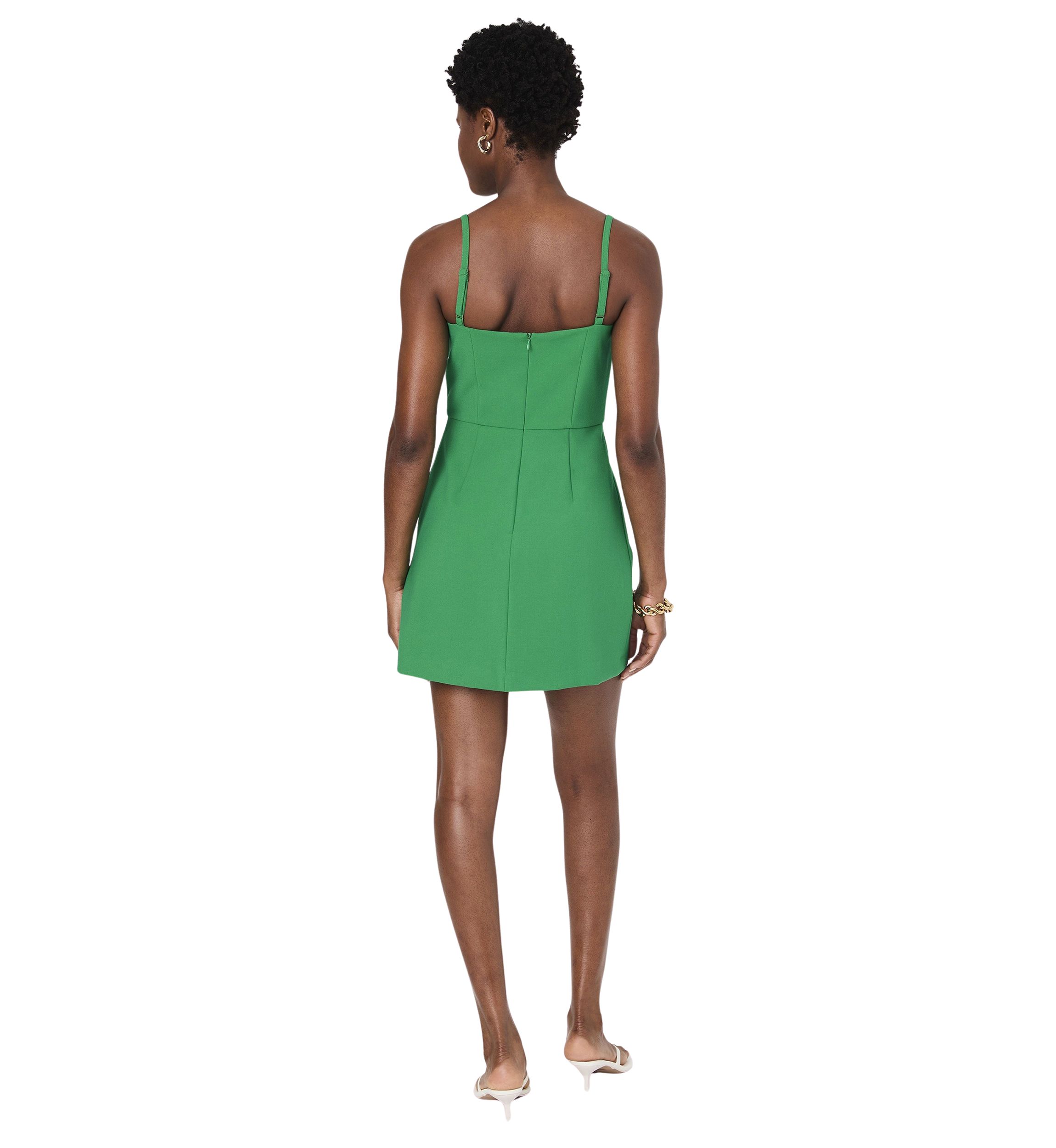 Whisper Foldover Mini Dress