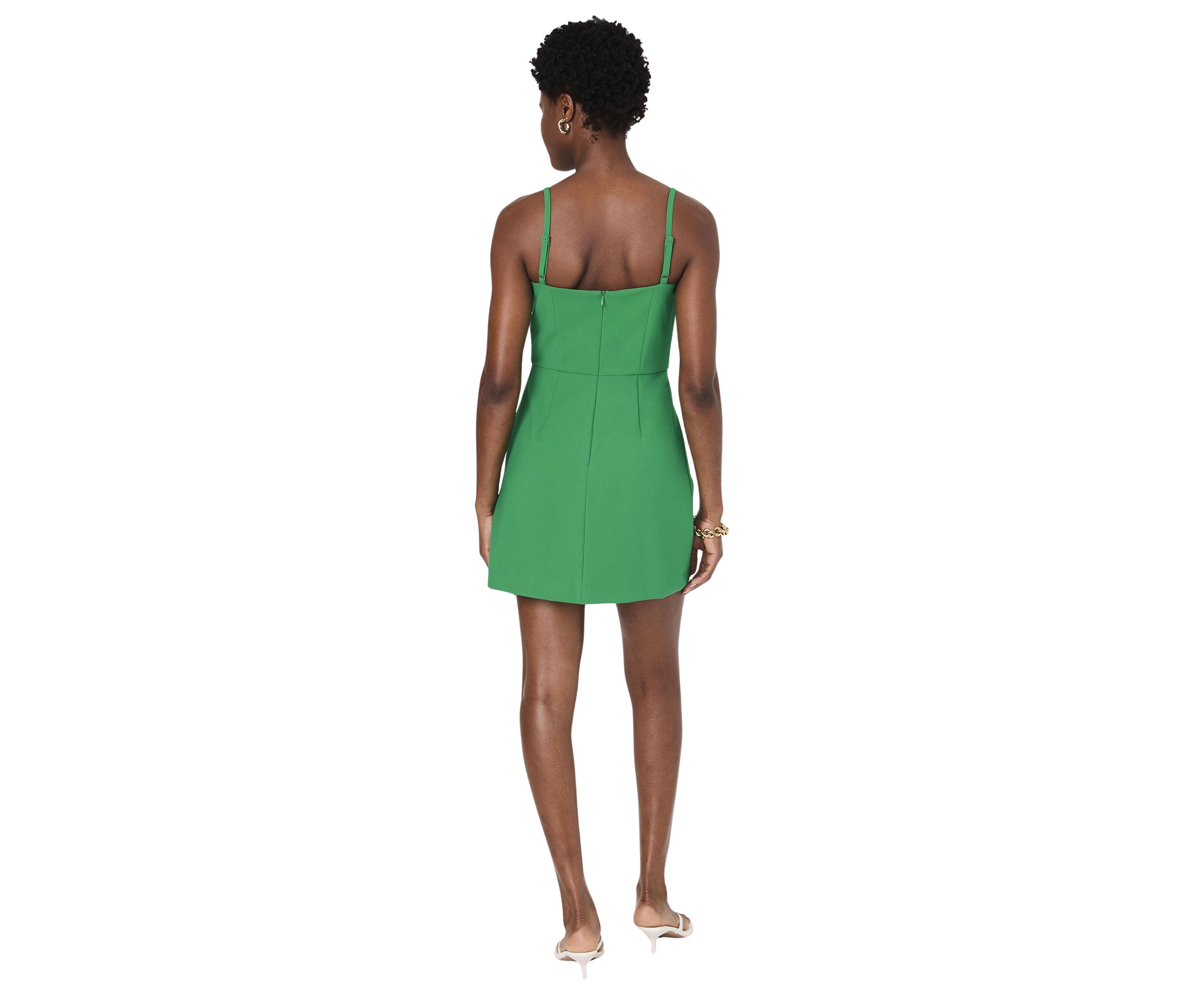 Whisper Foldover Mini Dress