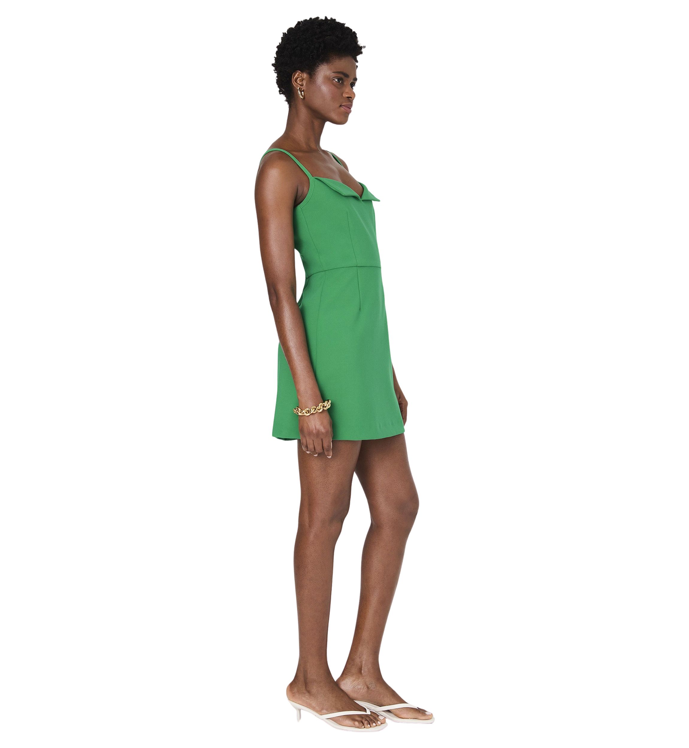 Whisper Foldover Mini Dress