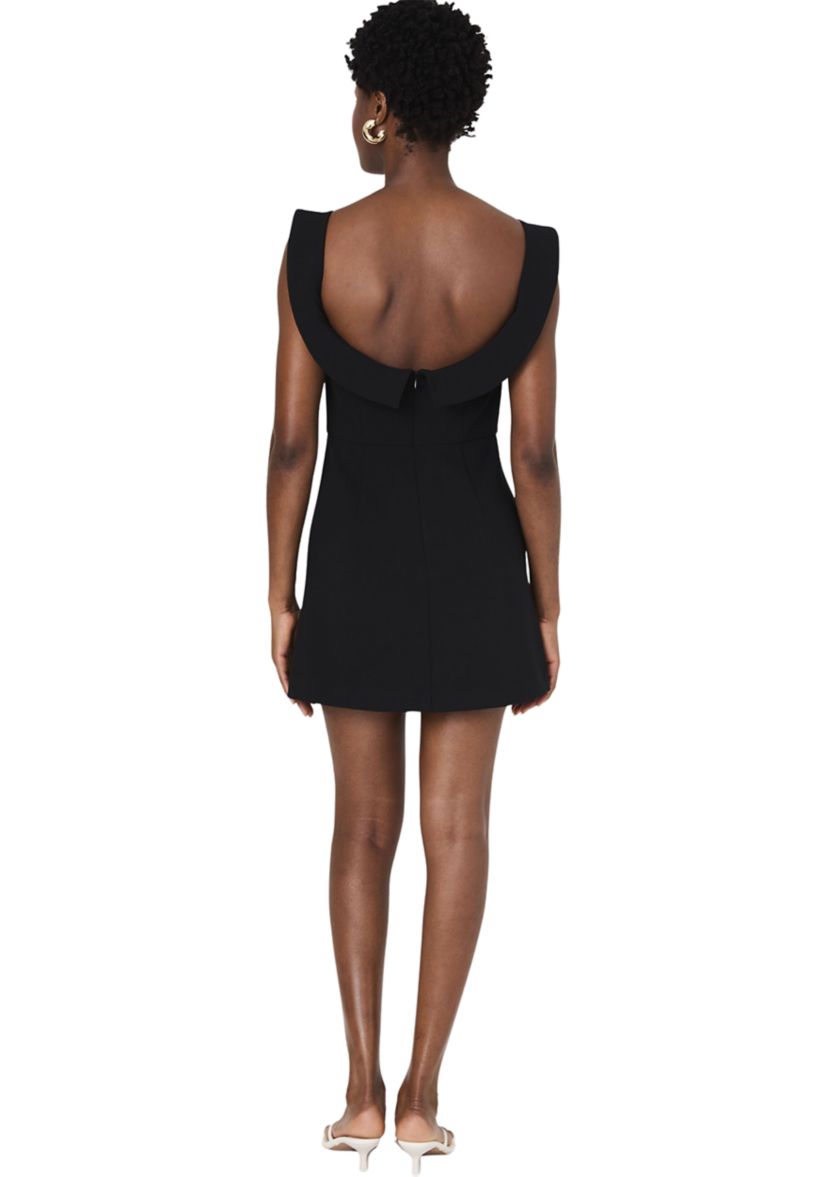 Whisper Collar Mini Dress