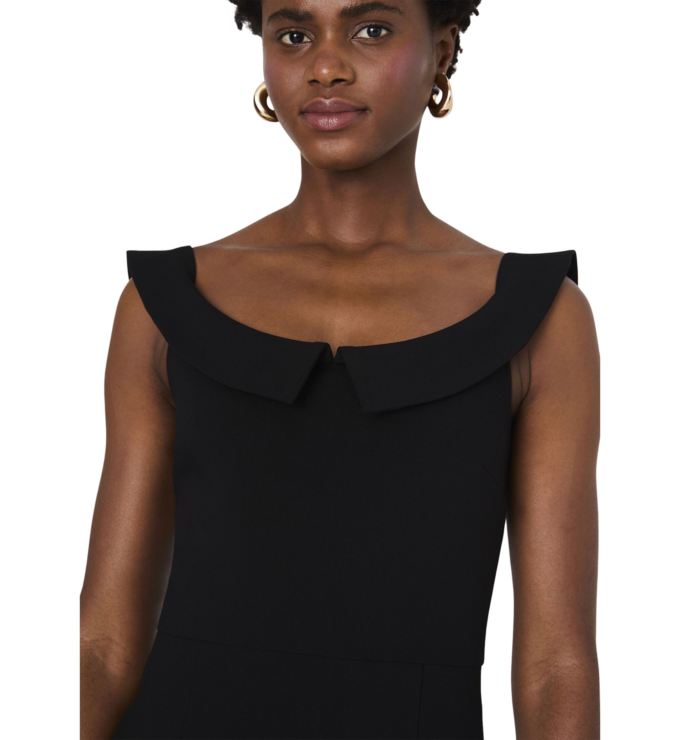 Whisper Collar Mini Dress