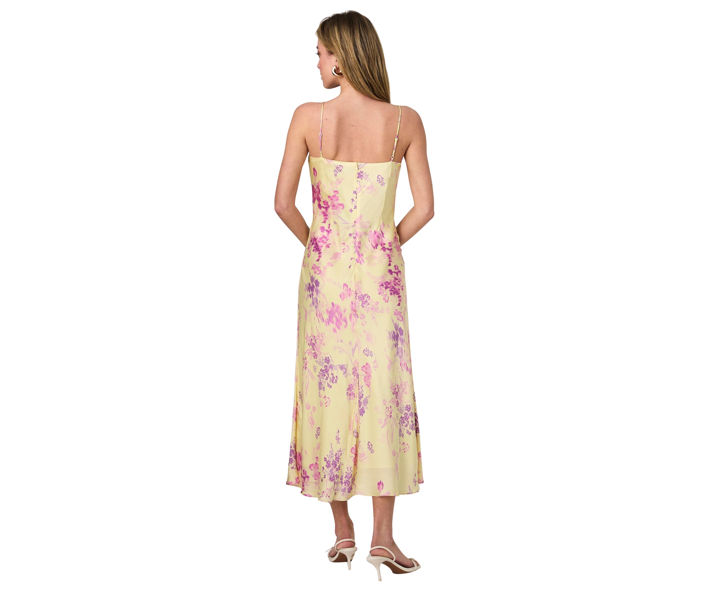 Elyria Oona Satin Midi Dress