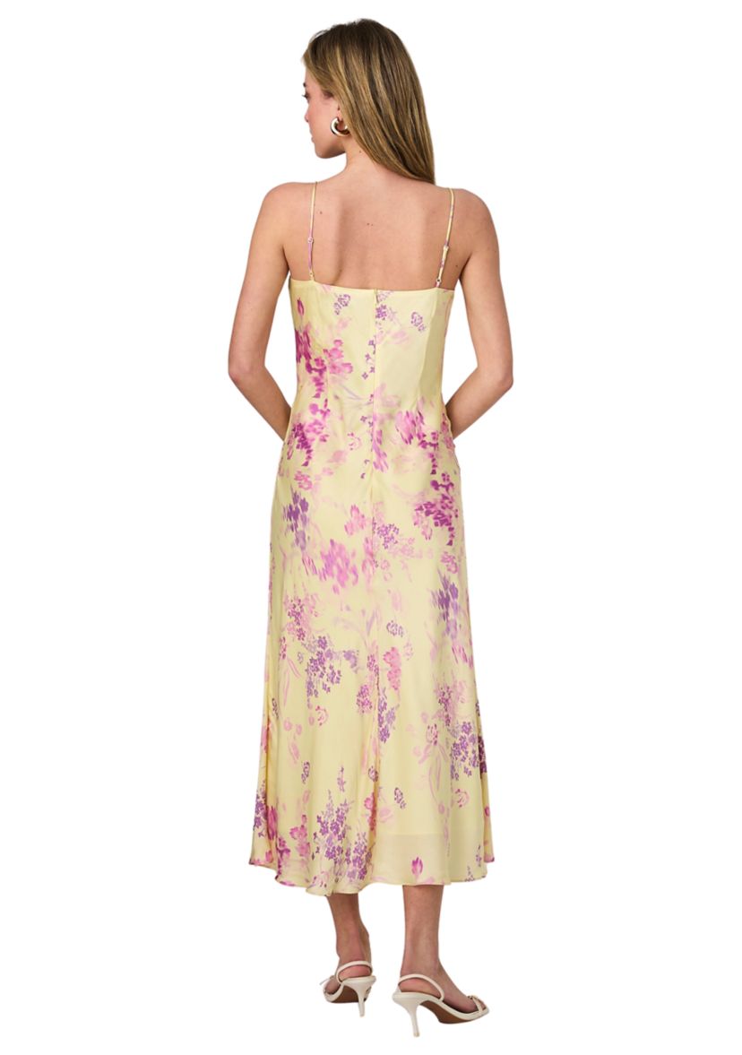 Elyria Oona Satin Midi Dress