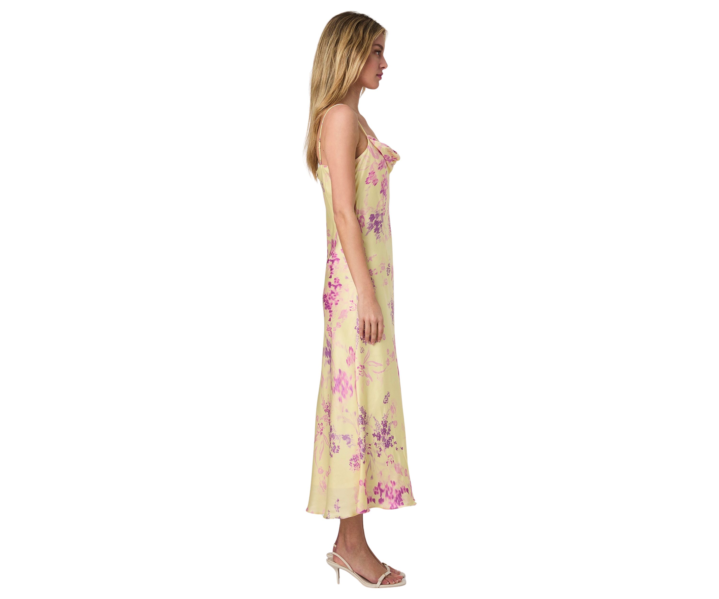 Elyria Oona Satin Midi Dress