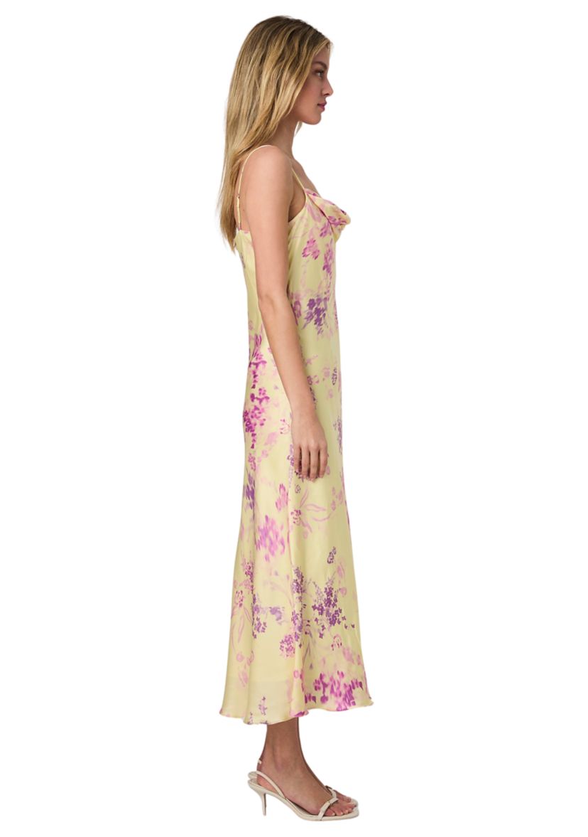 Elyria Oona Satin Midi Dress