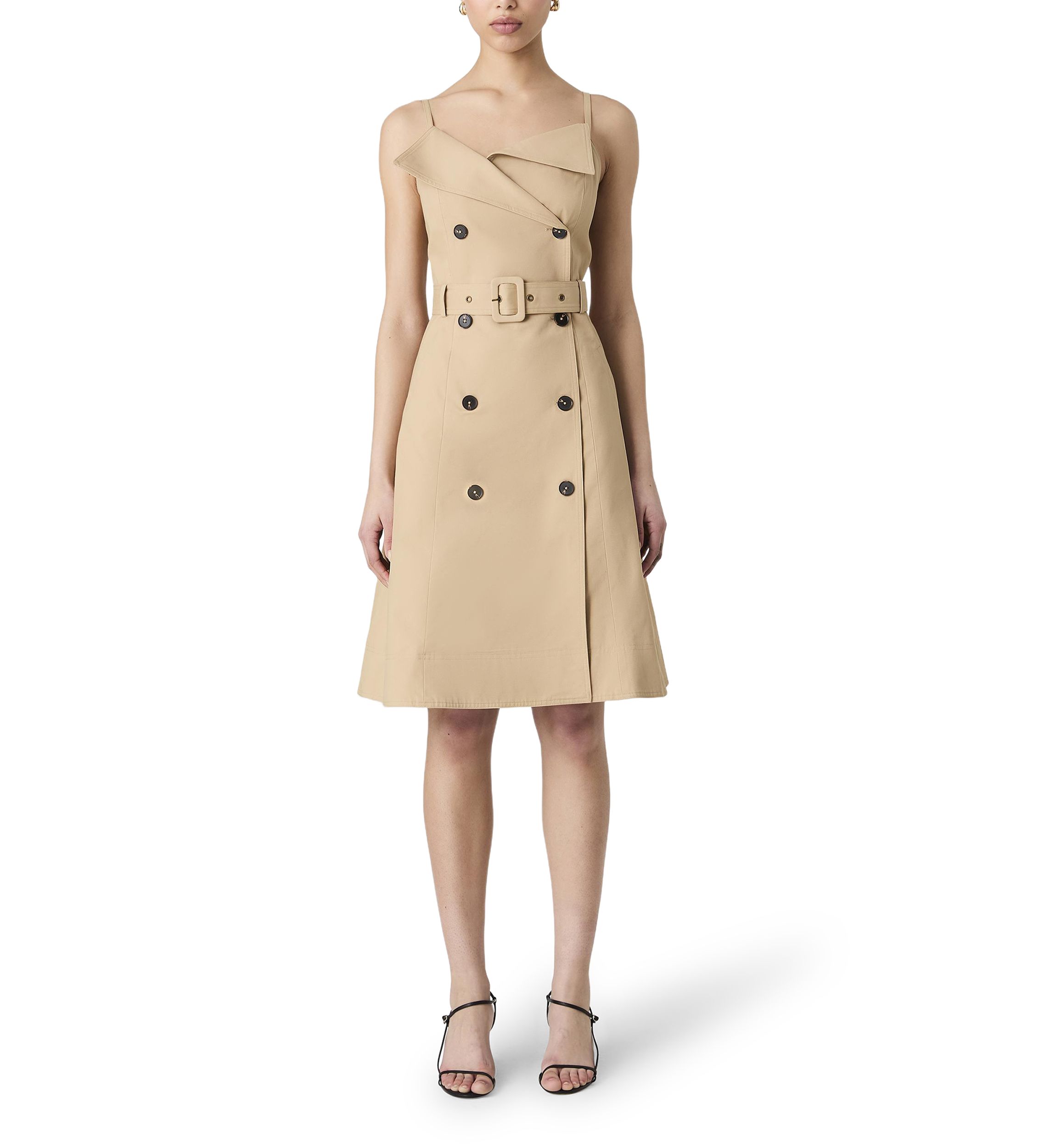 Lightweight Belted Trench Dress