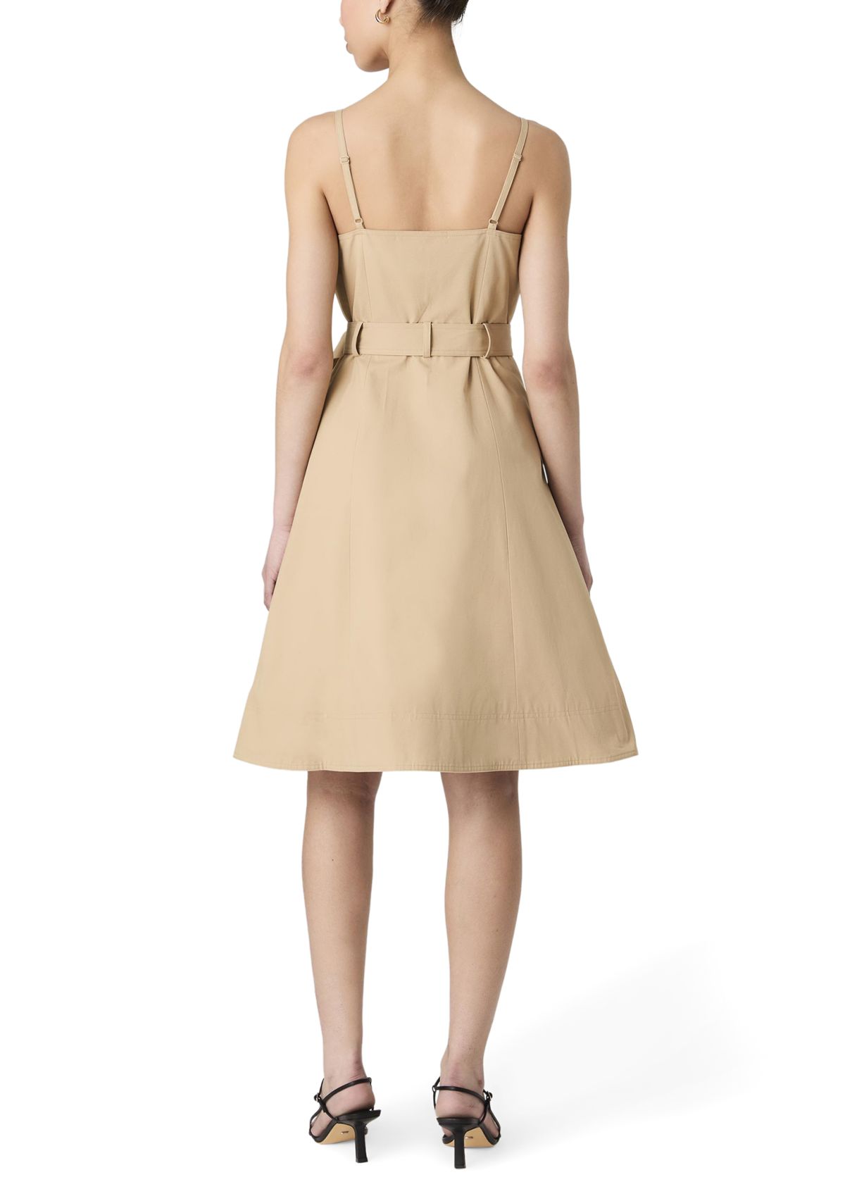 Lightweight Belted Trench Dress