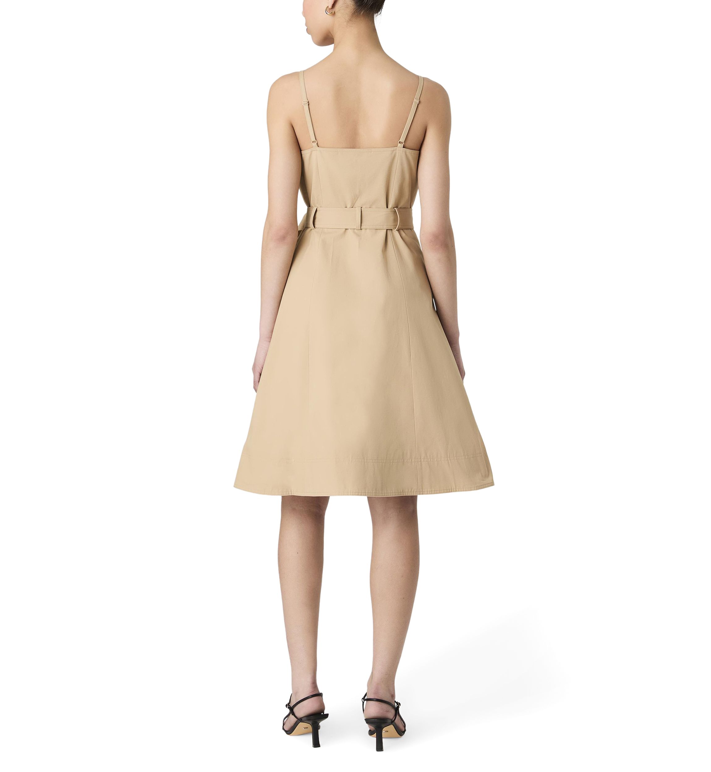 Lightweight Belted Trench Dress