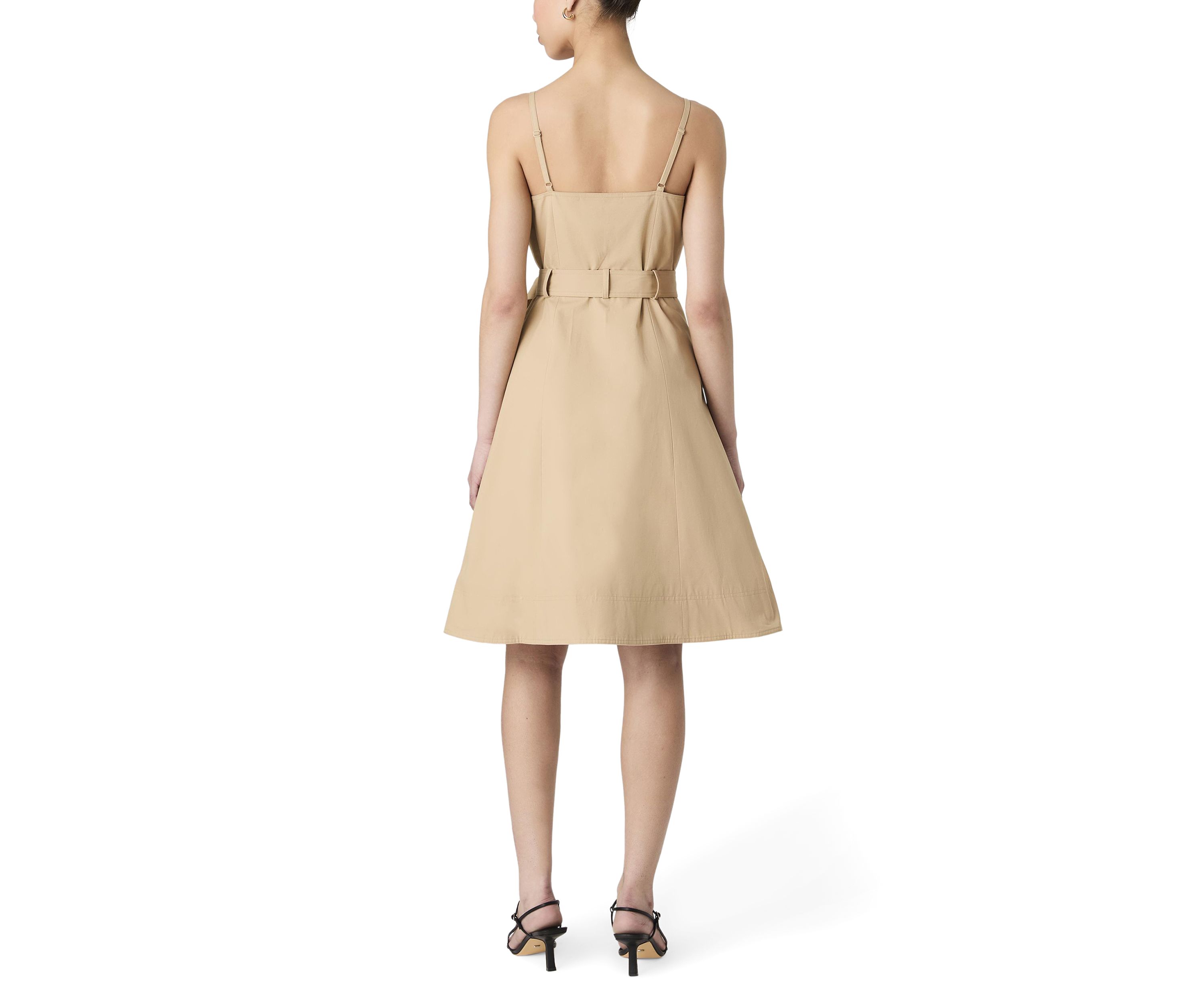 Lightweight Belted Trench Dress