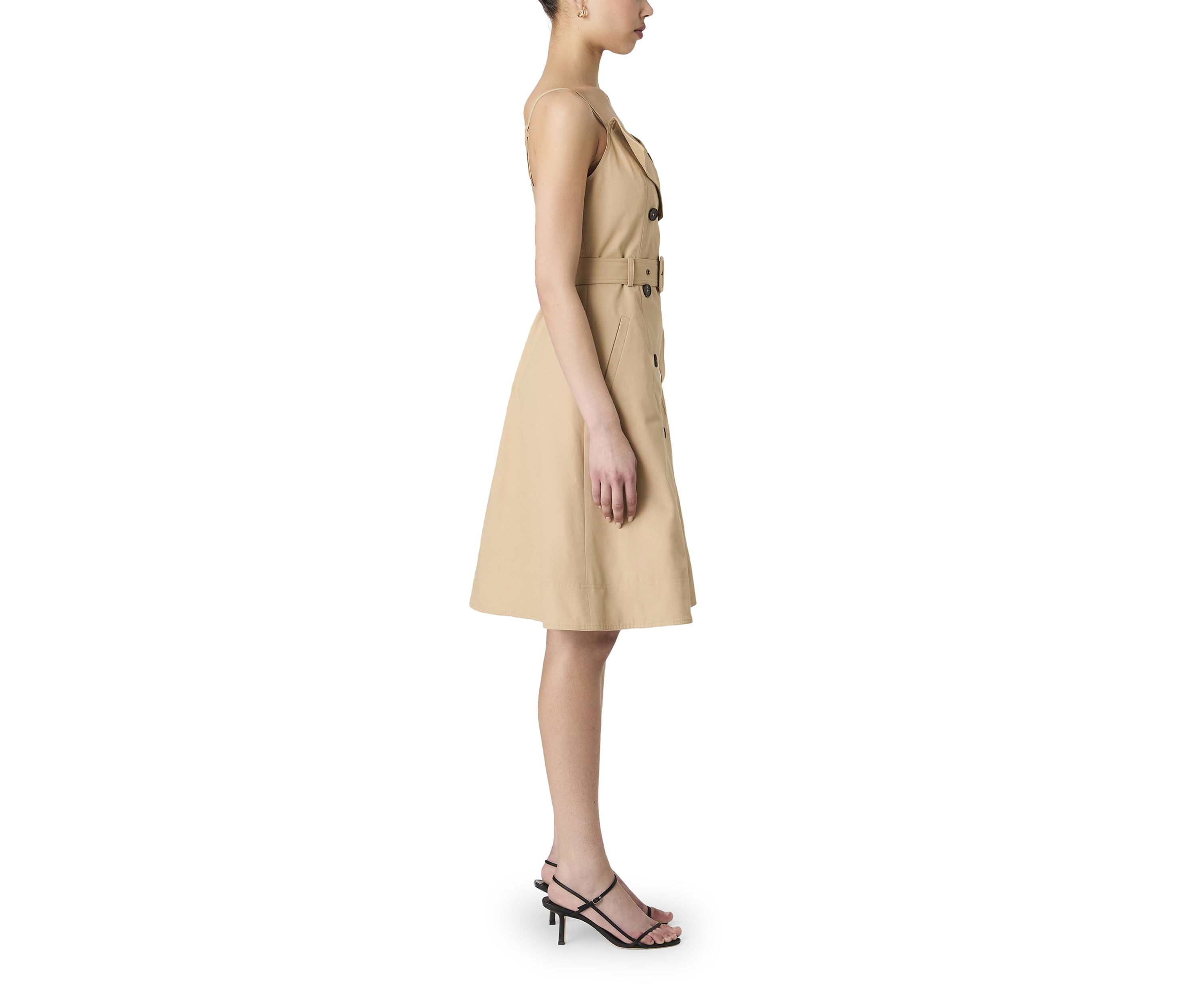 Lightweight Belted Trench Dress