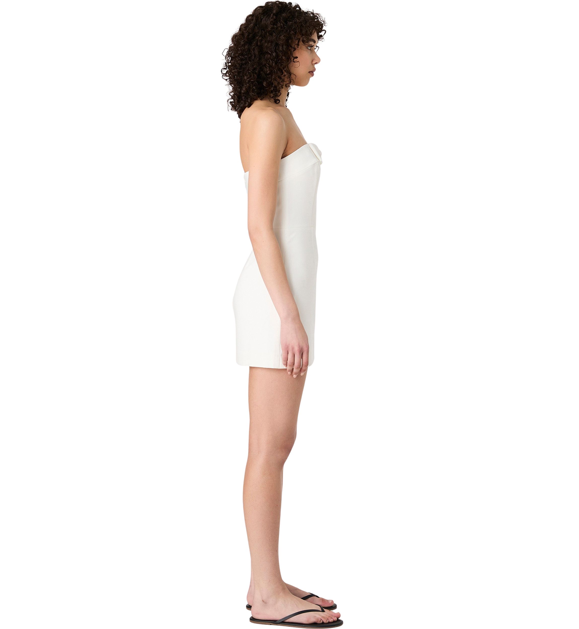 Whisper Sleeveless Bow Mini Dress