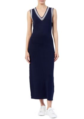 French Connection Women's Knitted Trim Dress