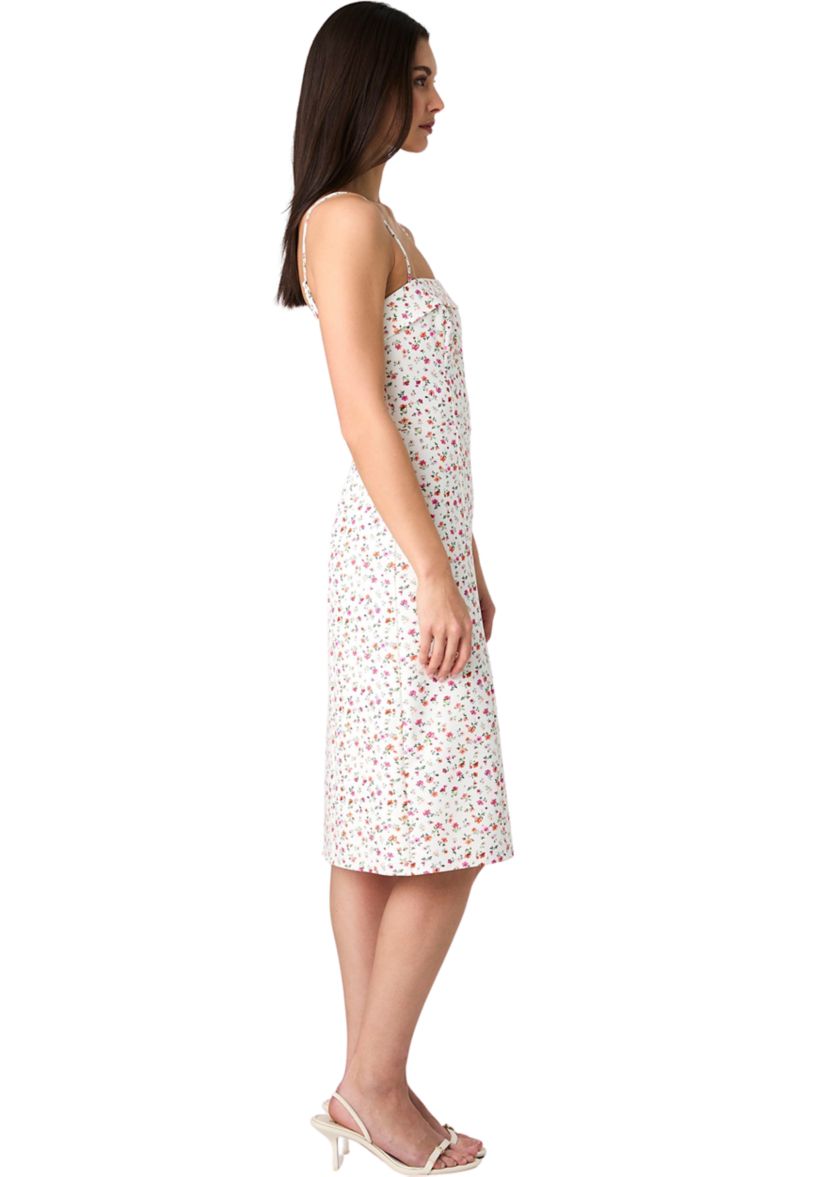 Echo Crepe Strappy Midi Dress 