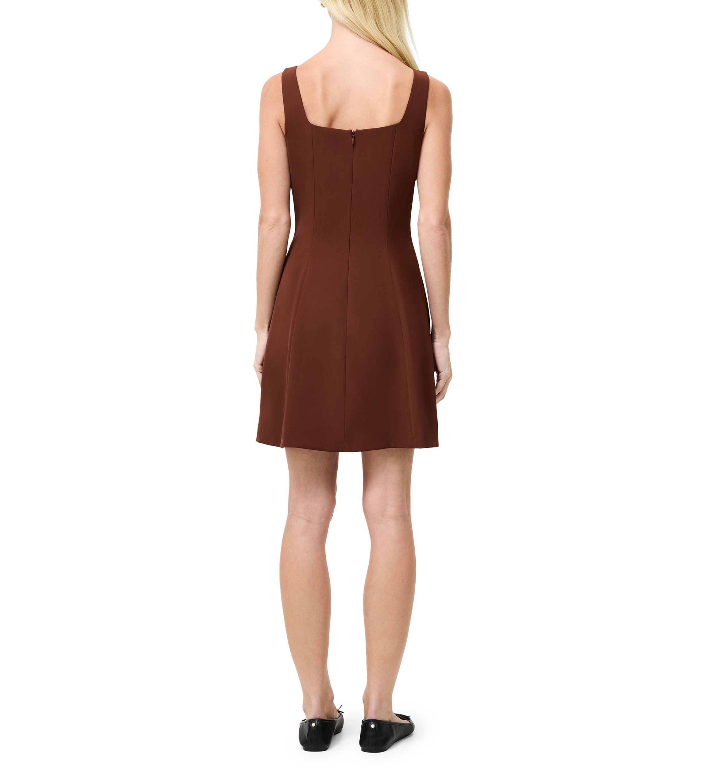 Square Neck Inverted Mini Dress