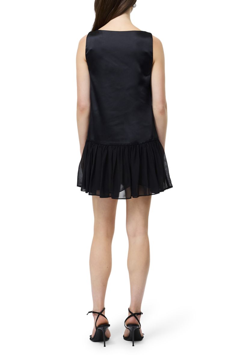 Marina Silky Ruched Mini Dress