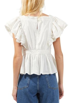 Elana Embroidered Top