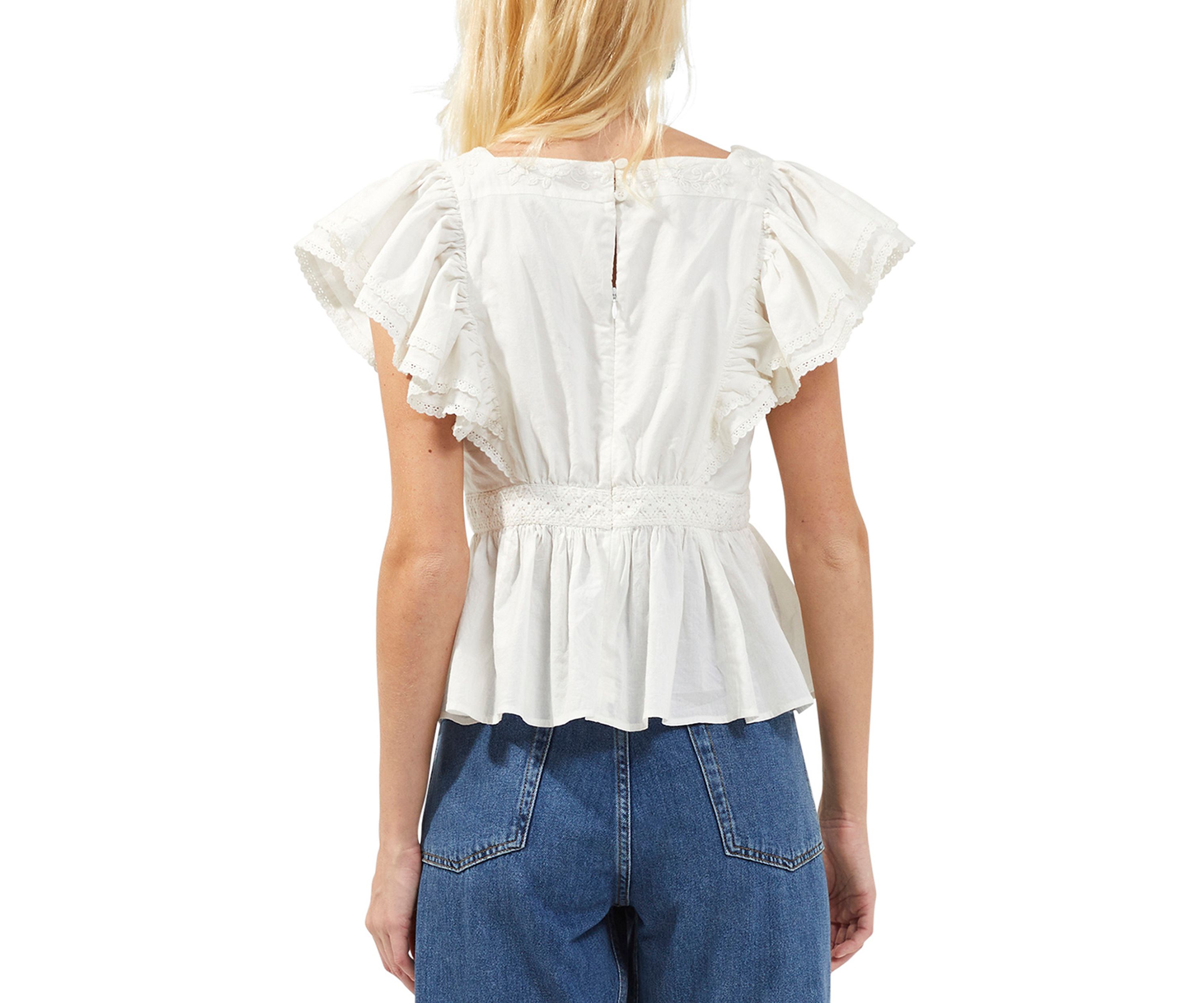 Elana Embroidered Top