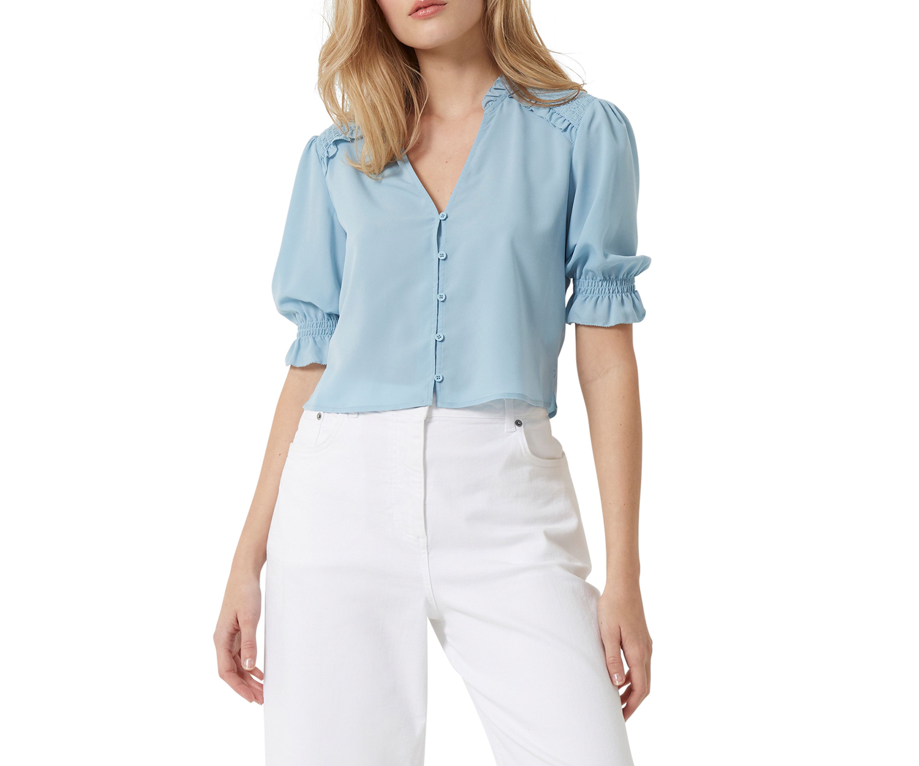 Crepe Light Crop Top