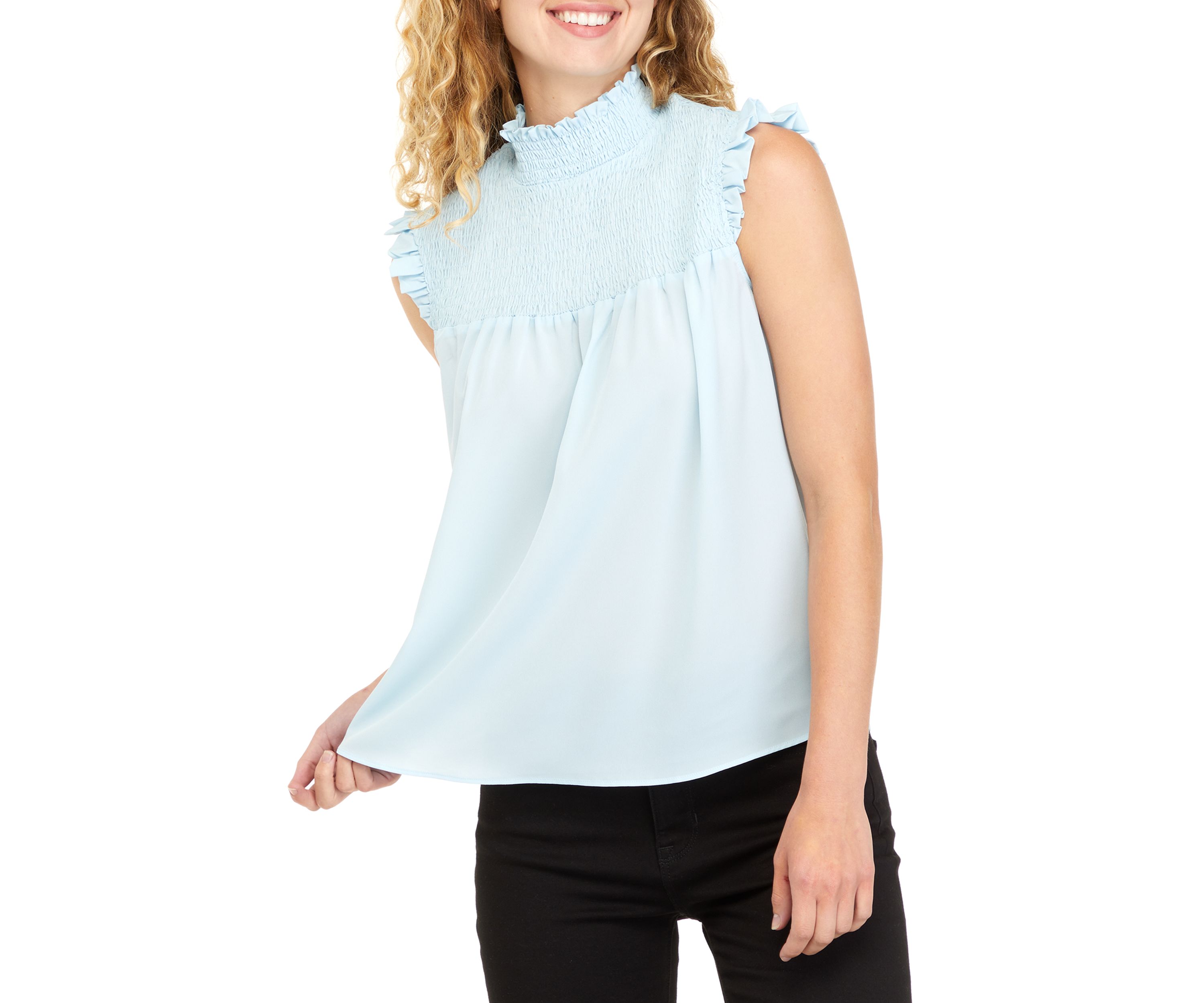 Boza Crinkle Sleeveless Top
