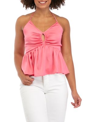 Satin Halter Neck Top