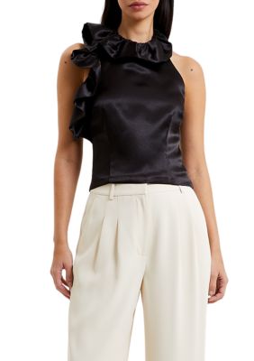 French Connection Women's Adora Satin Top, 0