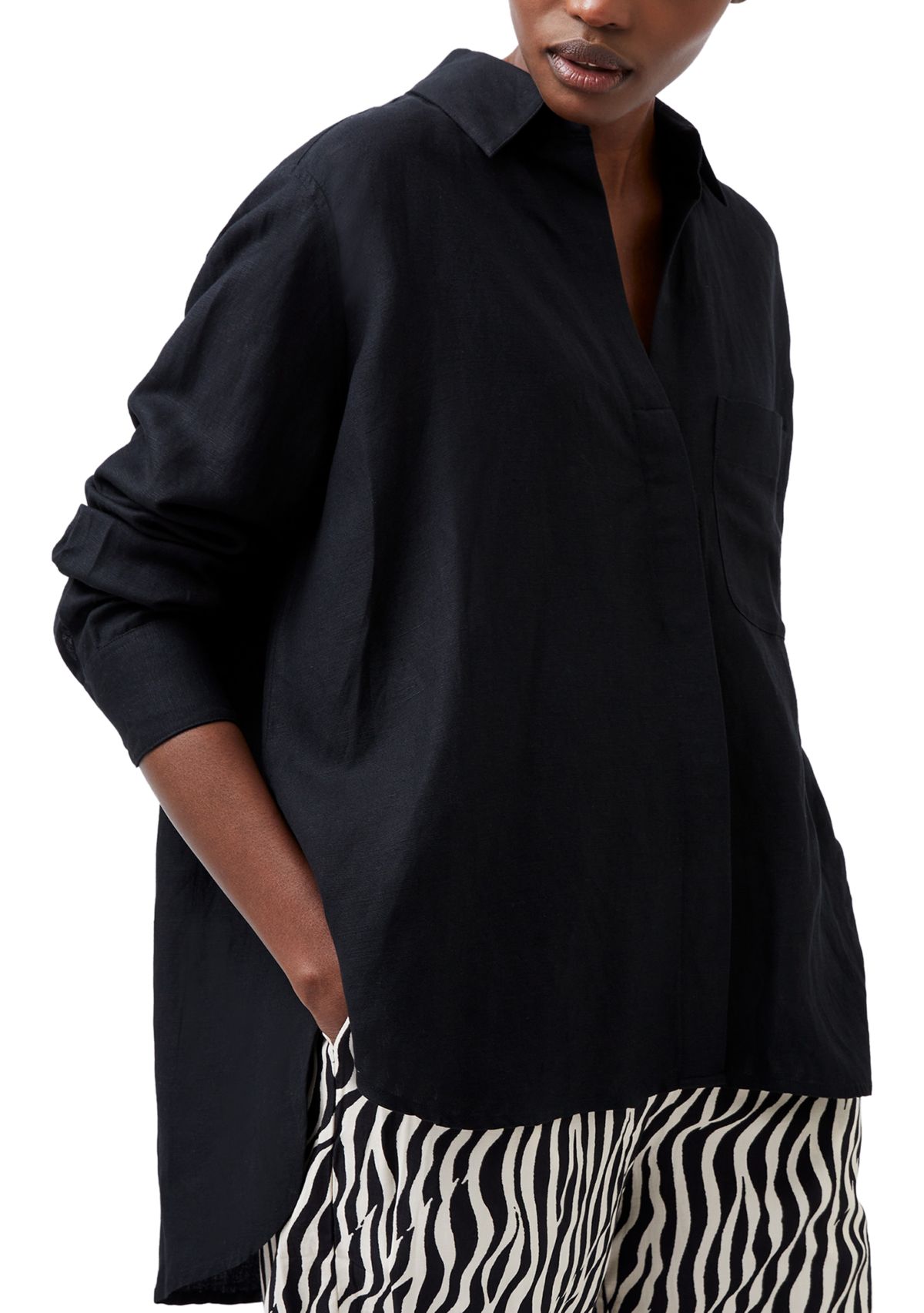 Birdie Linen Boyfriend Shirt