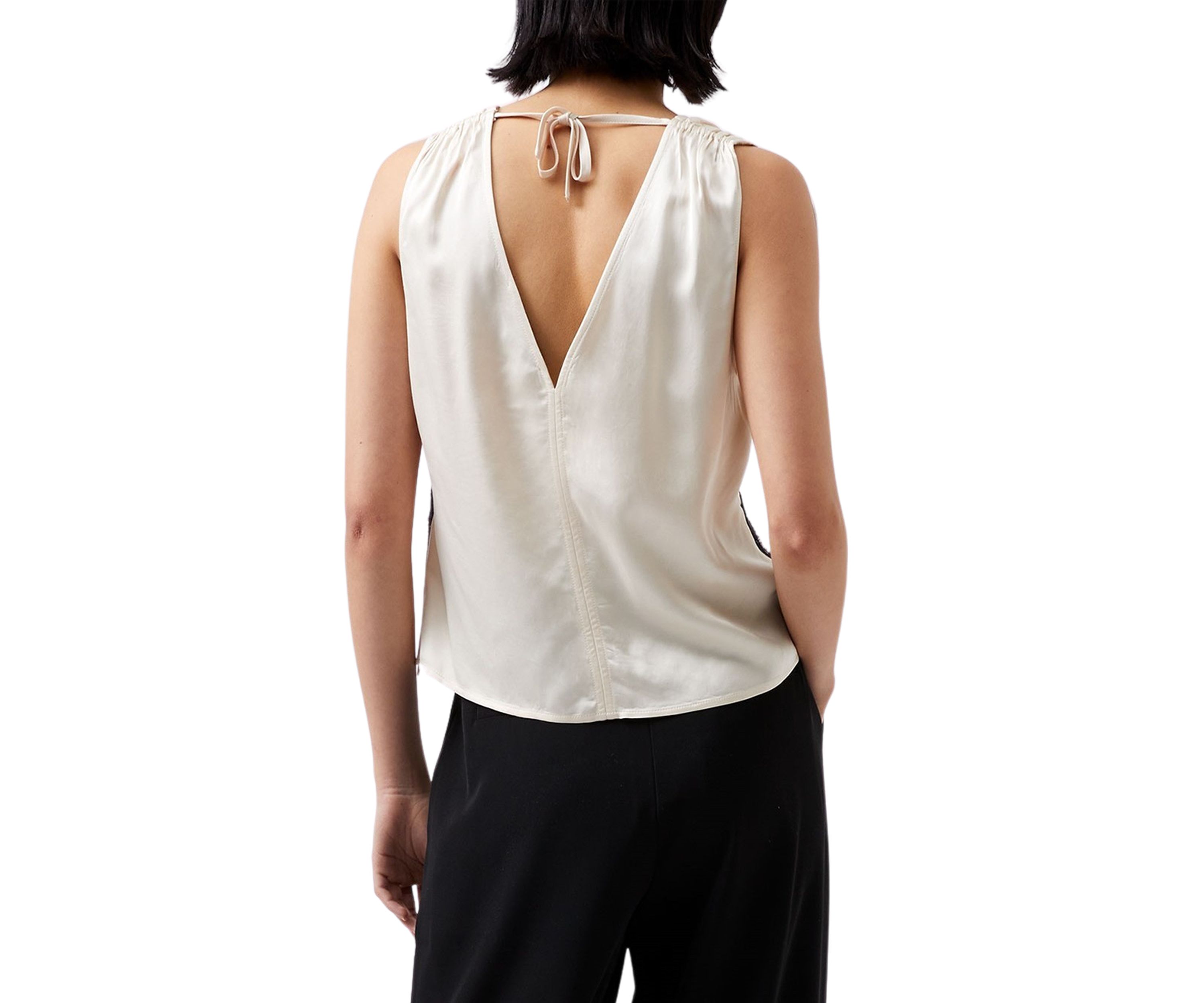 Ennis Satin Lace Top