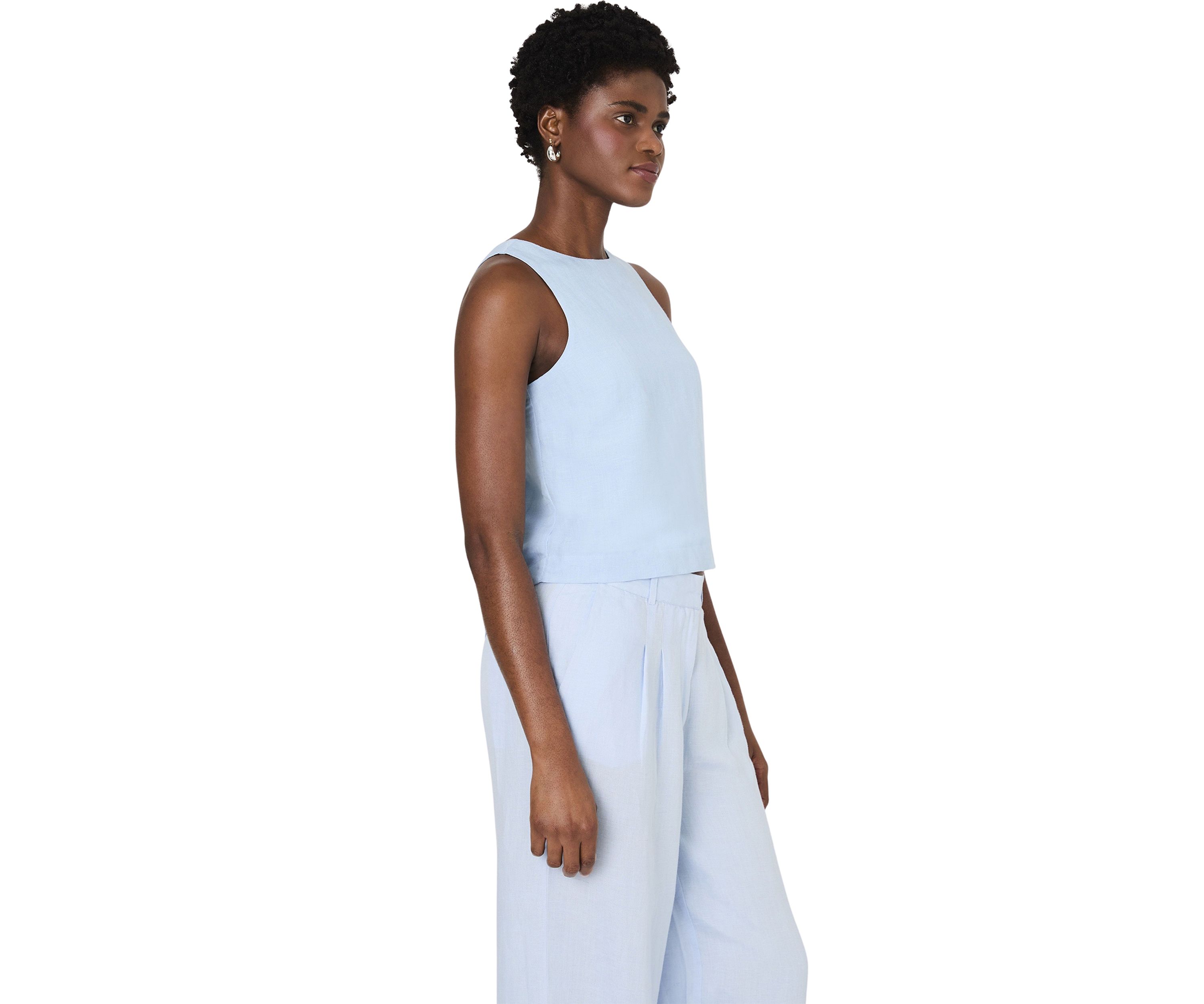 Birdie Linen Swing Top