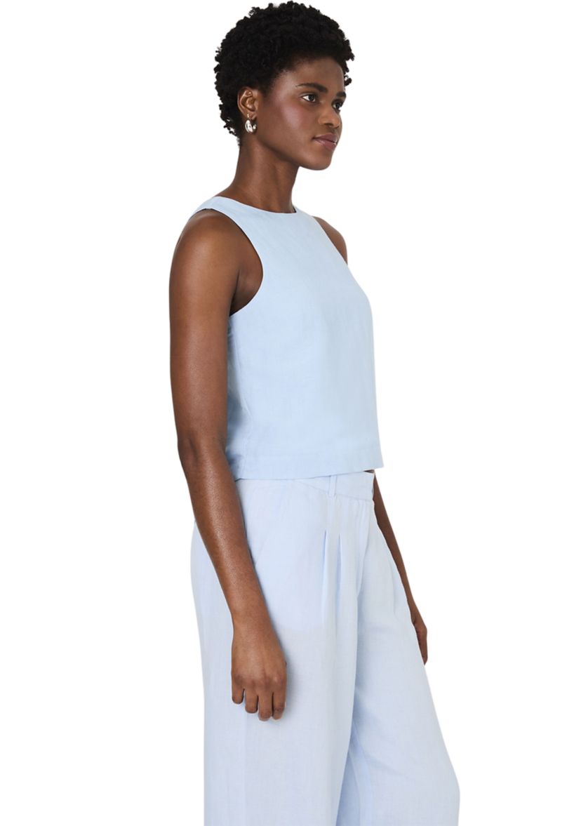 Birdie Linen Swing Top