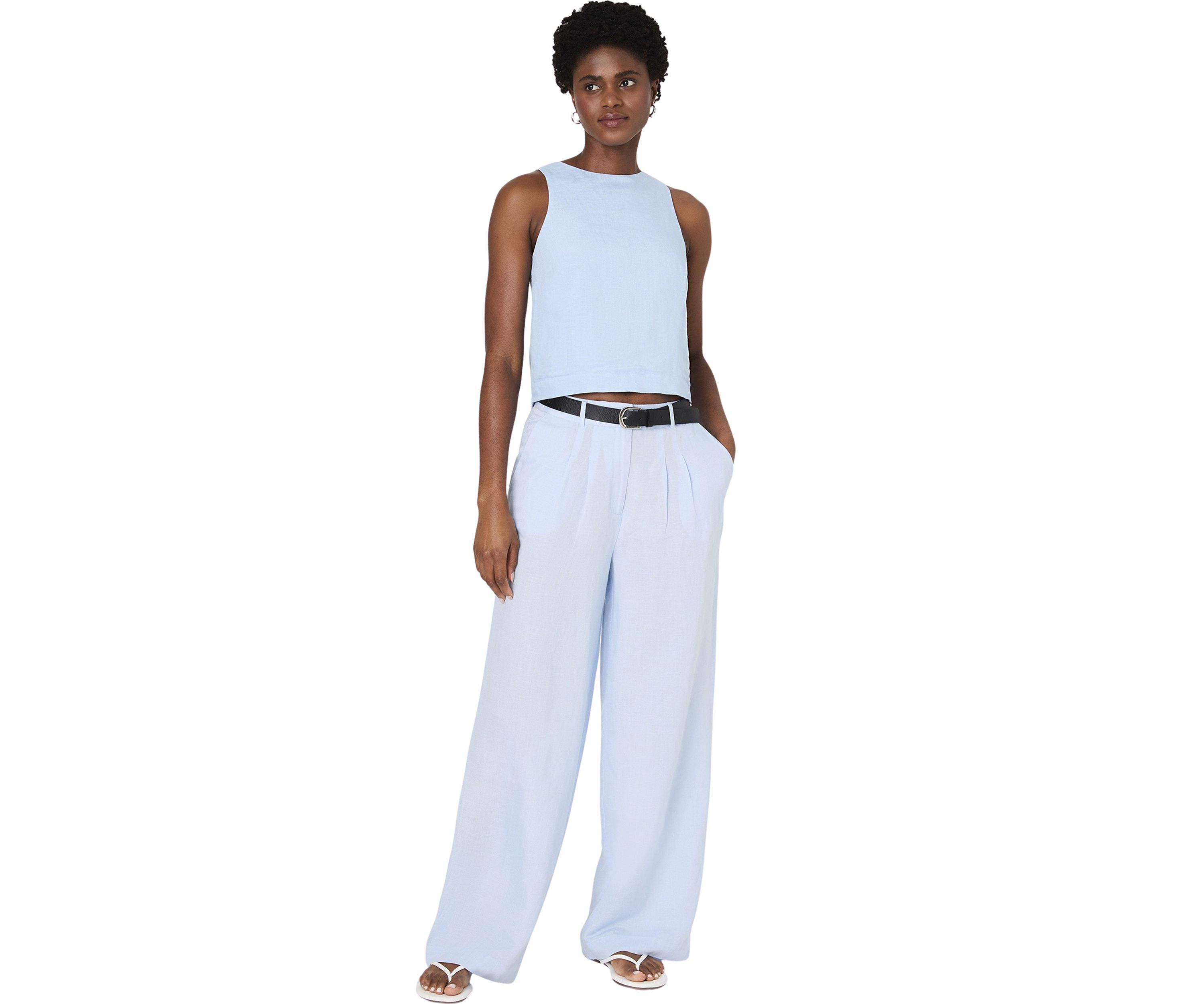 Birdie Linen Swing Top