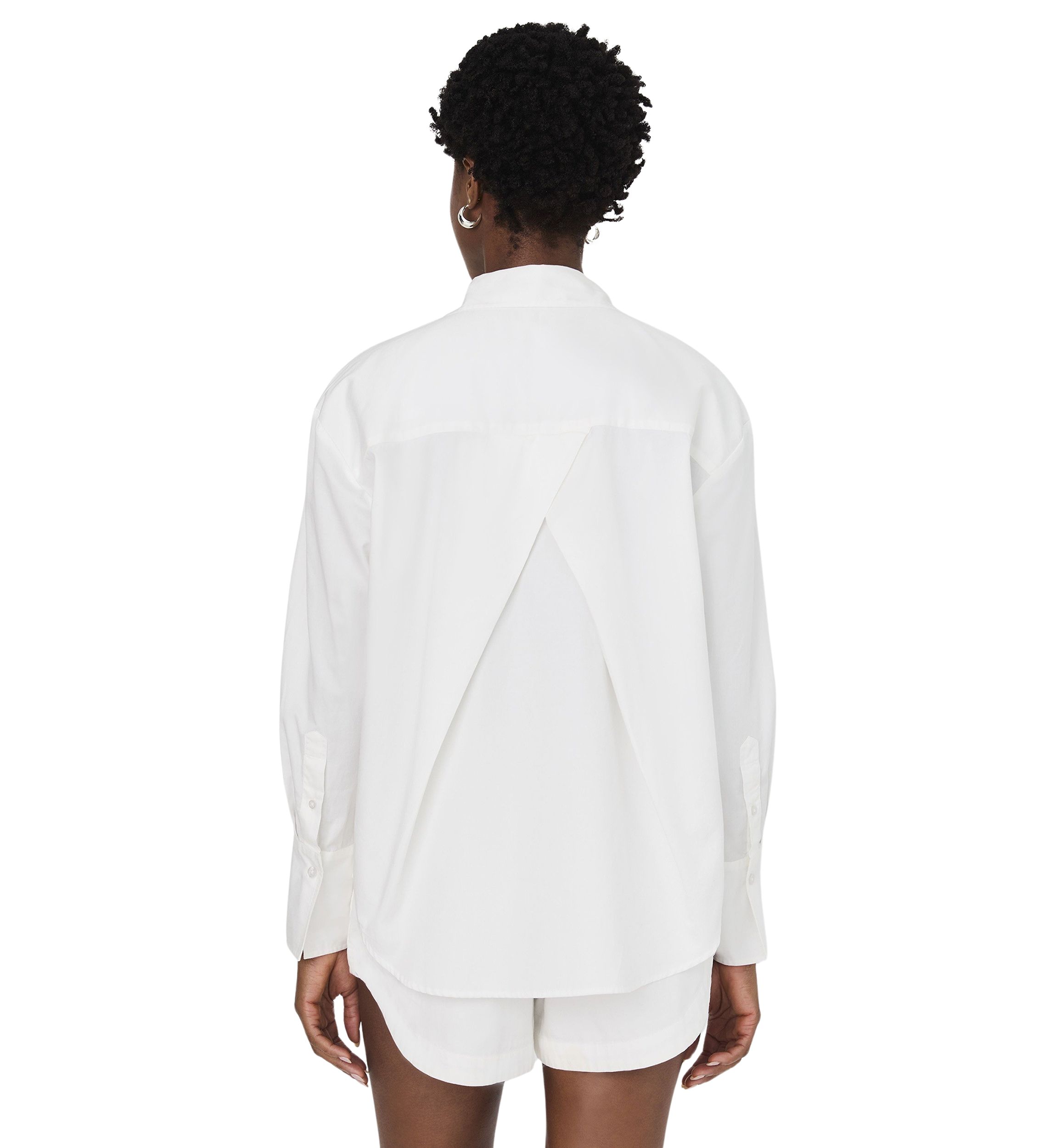Alexis Cotton Angled Yoke Shirt