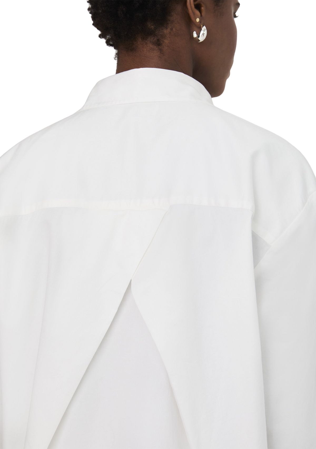 Alexis Cotton Angled Yoke Shirt