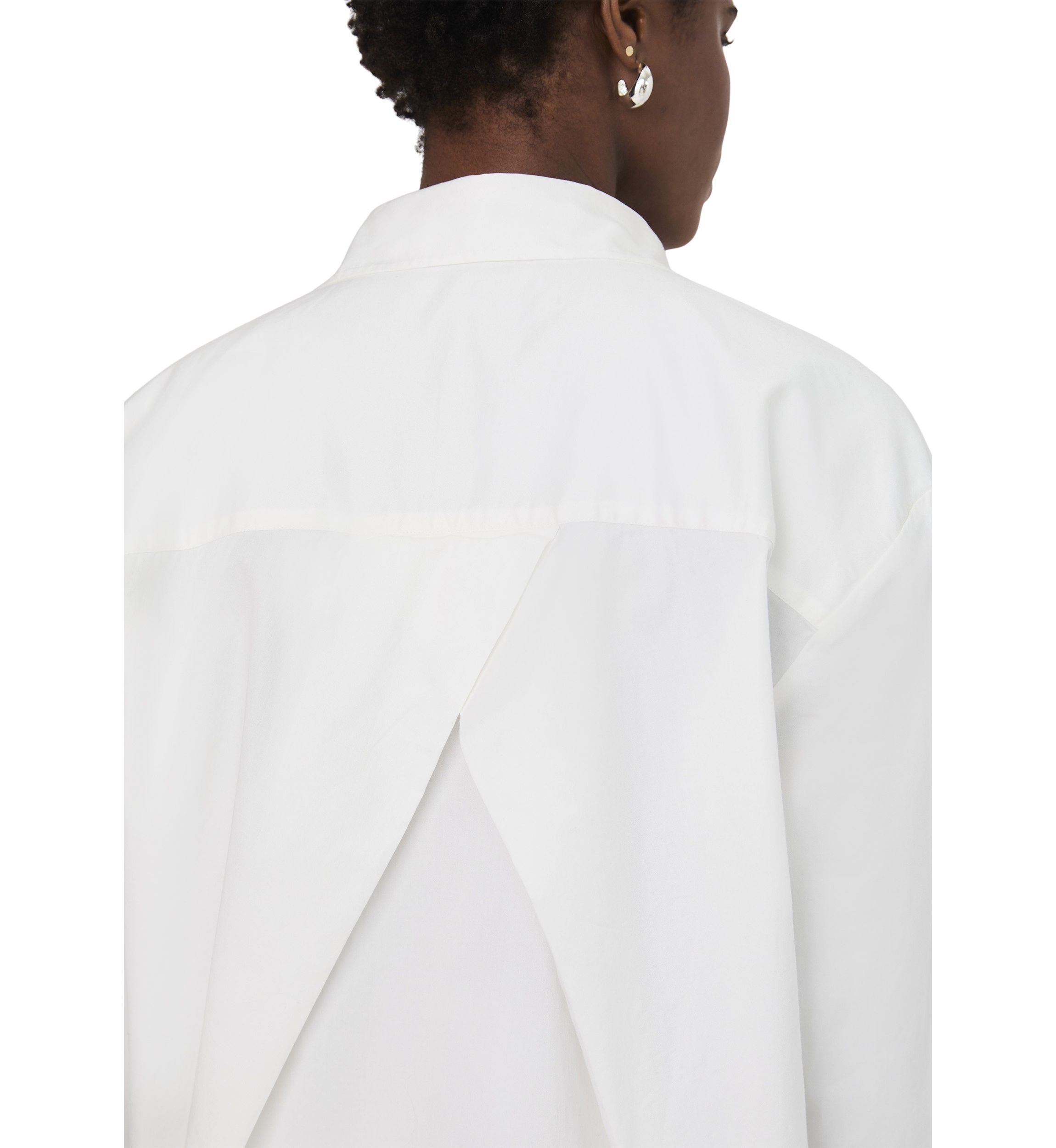 Alexis Cotton Angled Yoke Shirt