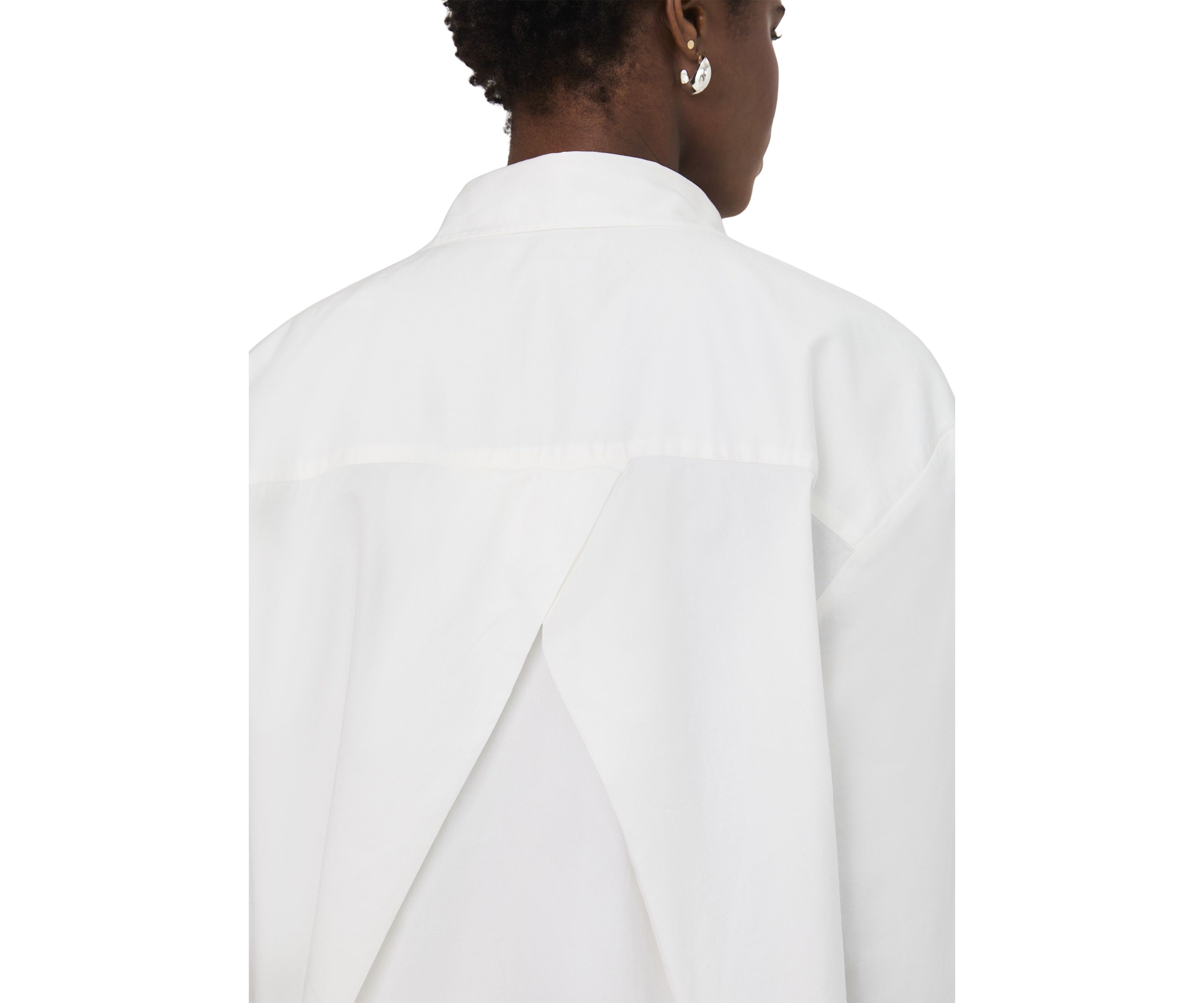 Alexis Cotton Angled Yoke Shirt