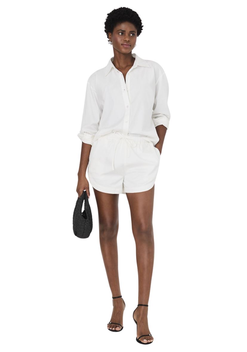 Alexis Cotton Angled Yoke Shirt