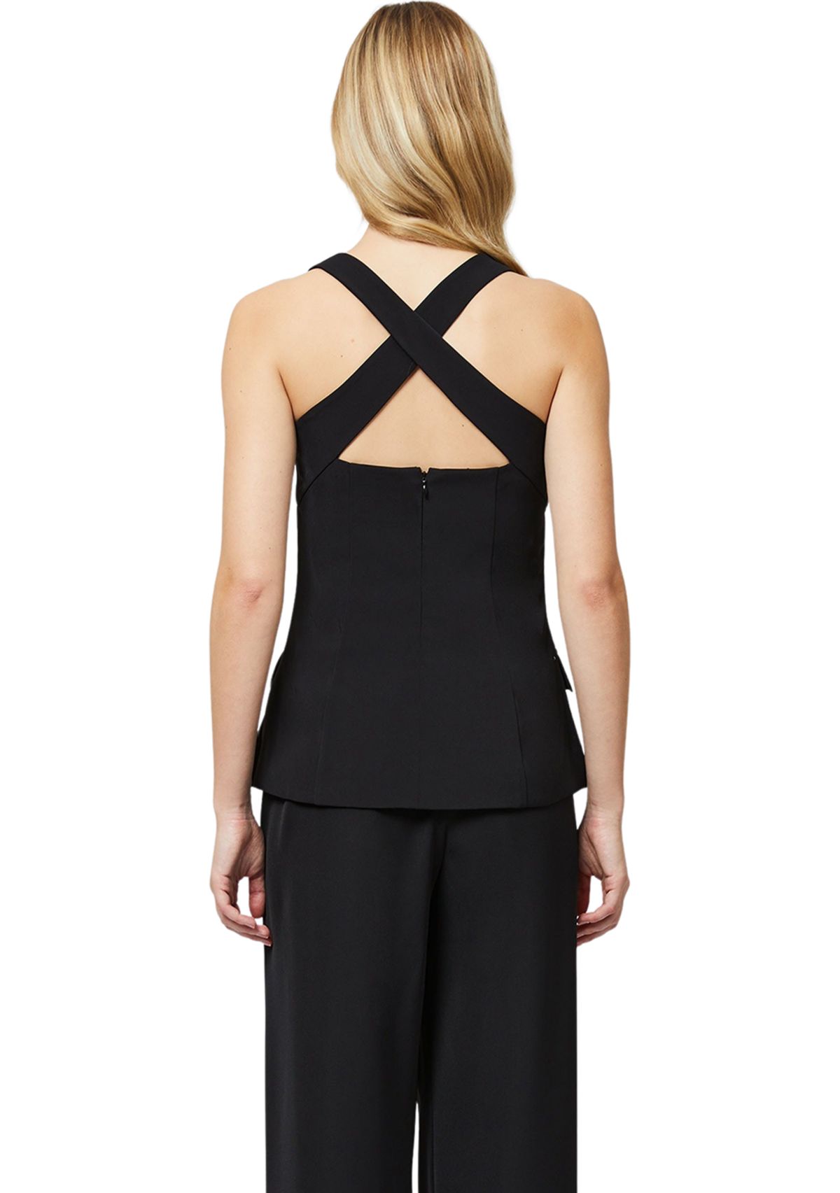 Harrie Suiting Tailored Halter Top