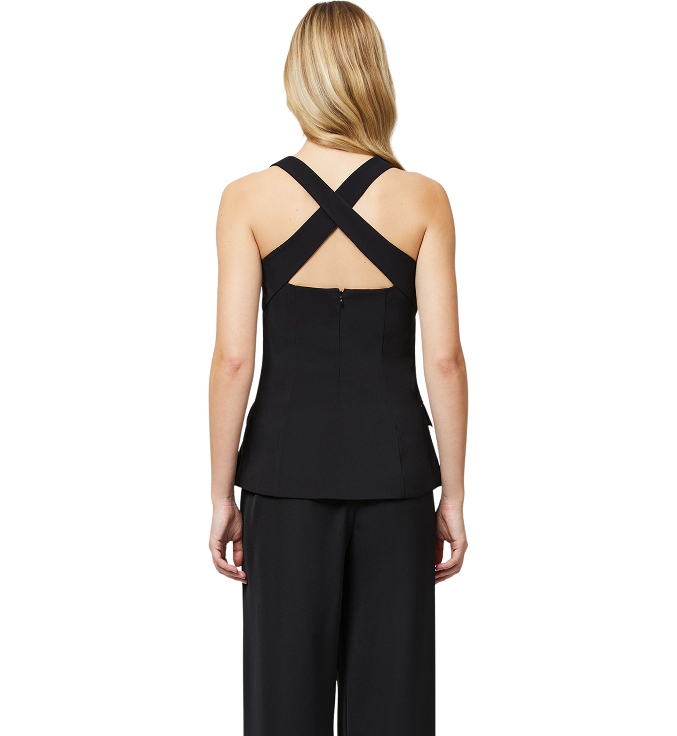 Harrie Suiting Tailored Halter Top